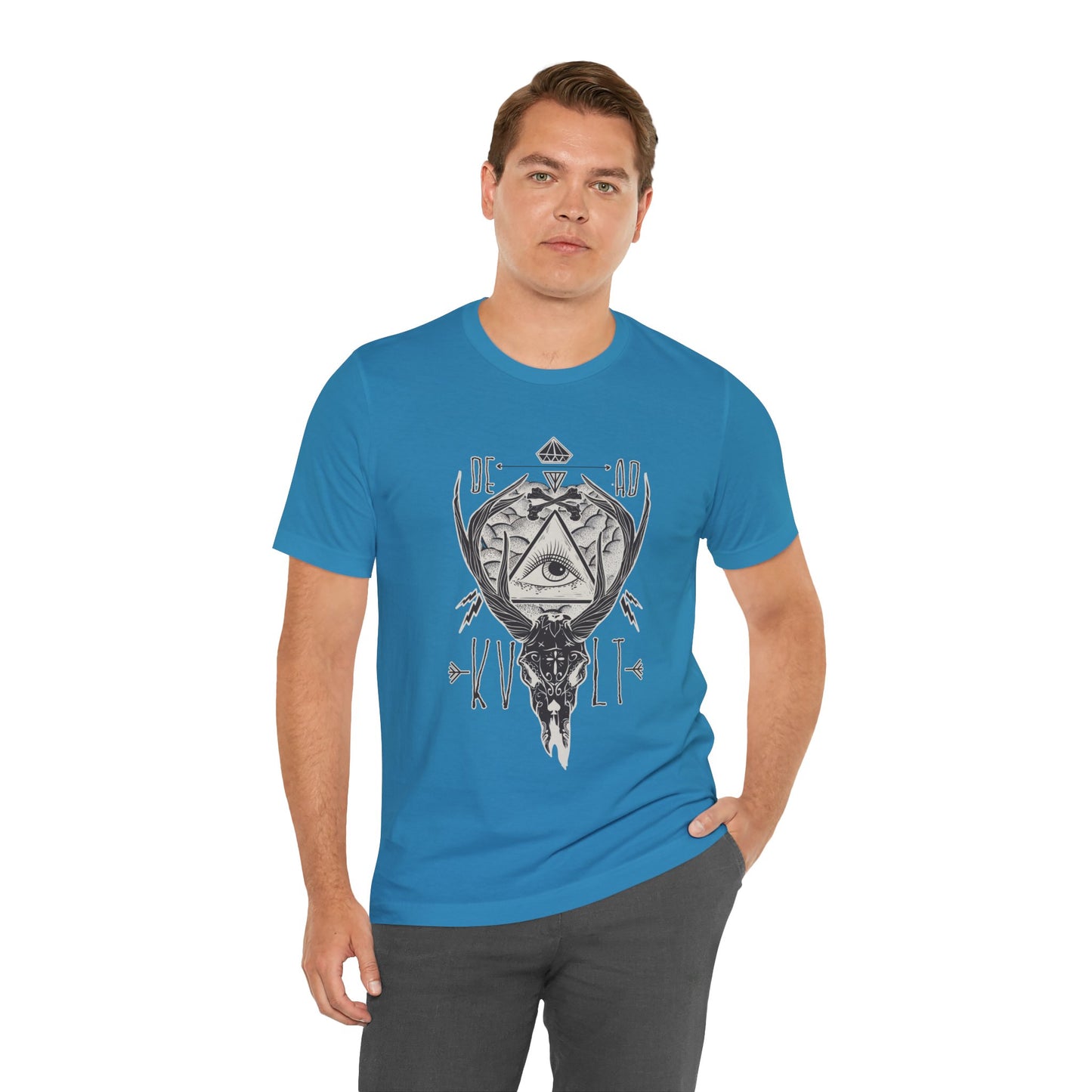 Dead Kvlt T-shirt, Eye T-shirt, Skull Shirt, Heavy Metal Shirt, Motorcycle T-Shirt, Scary Shirt, Horror Shirt, Rockers T-shirt,