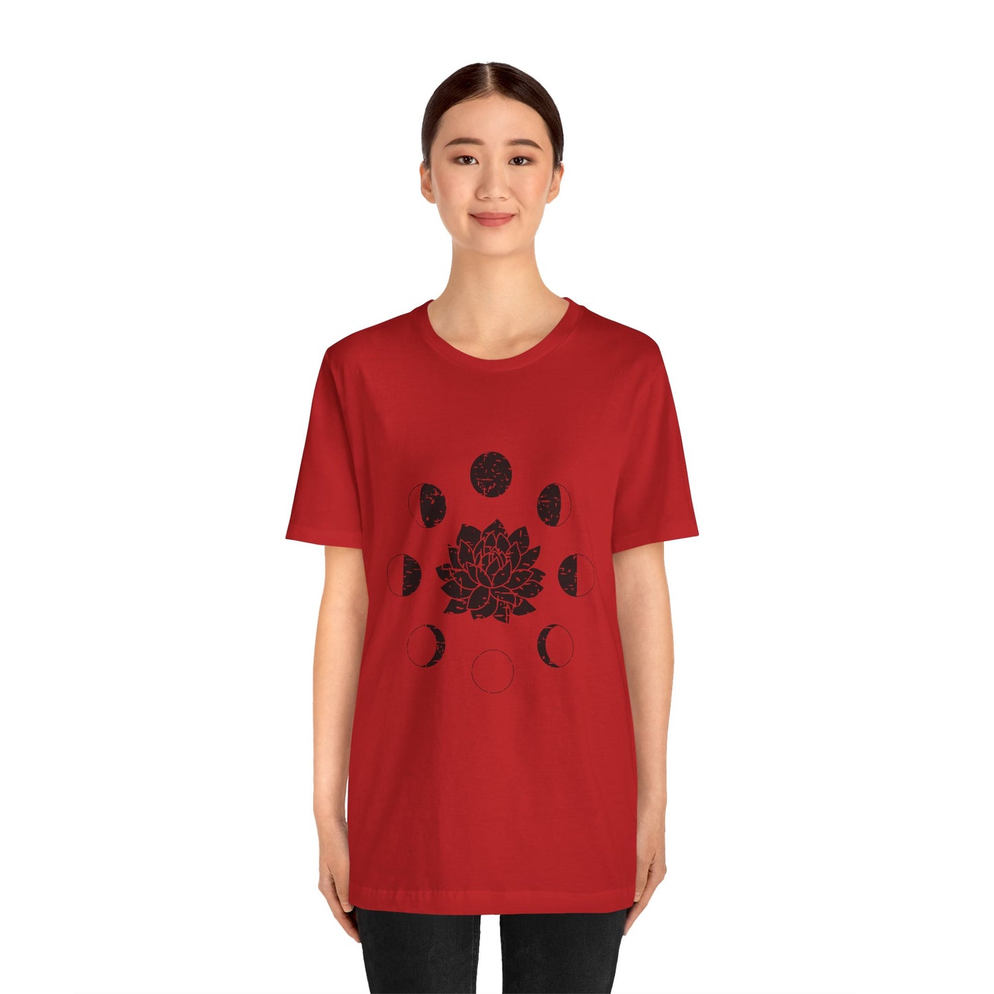 Lotus Moon Phase T-shirt, Boho T-shirt, Grunge Shirt, Inspirational T-shirt, Bohemian T-shirt, Moon and Stars T-Shirt, Gift for Her