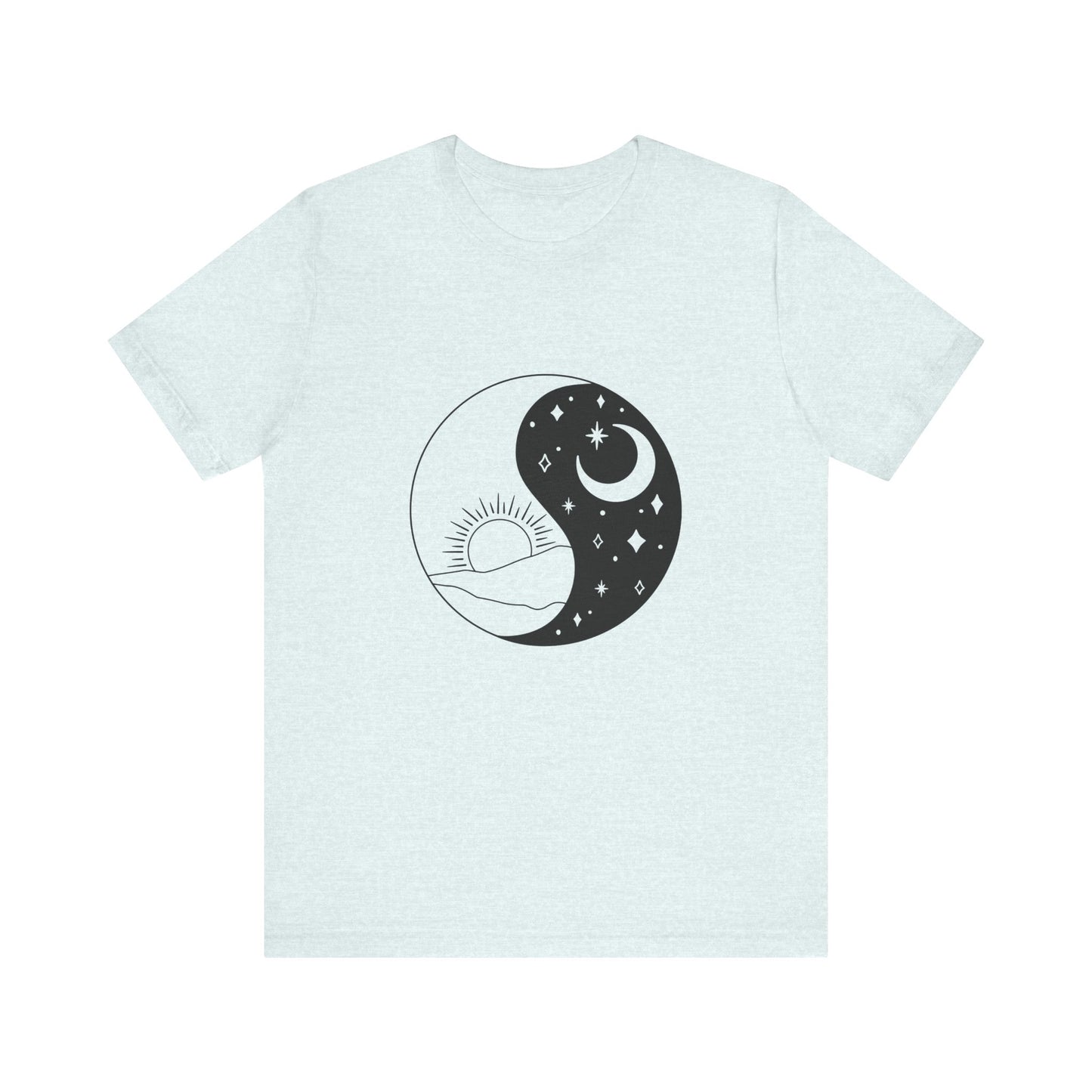 Ying Yang T-shirt, Sun and Moon Shirt, Mystical Shirt, Boho T-shirt, Mystics Shirt, Bohemian T-shirt, Gift Shirt for Her