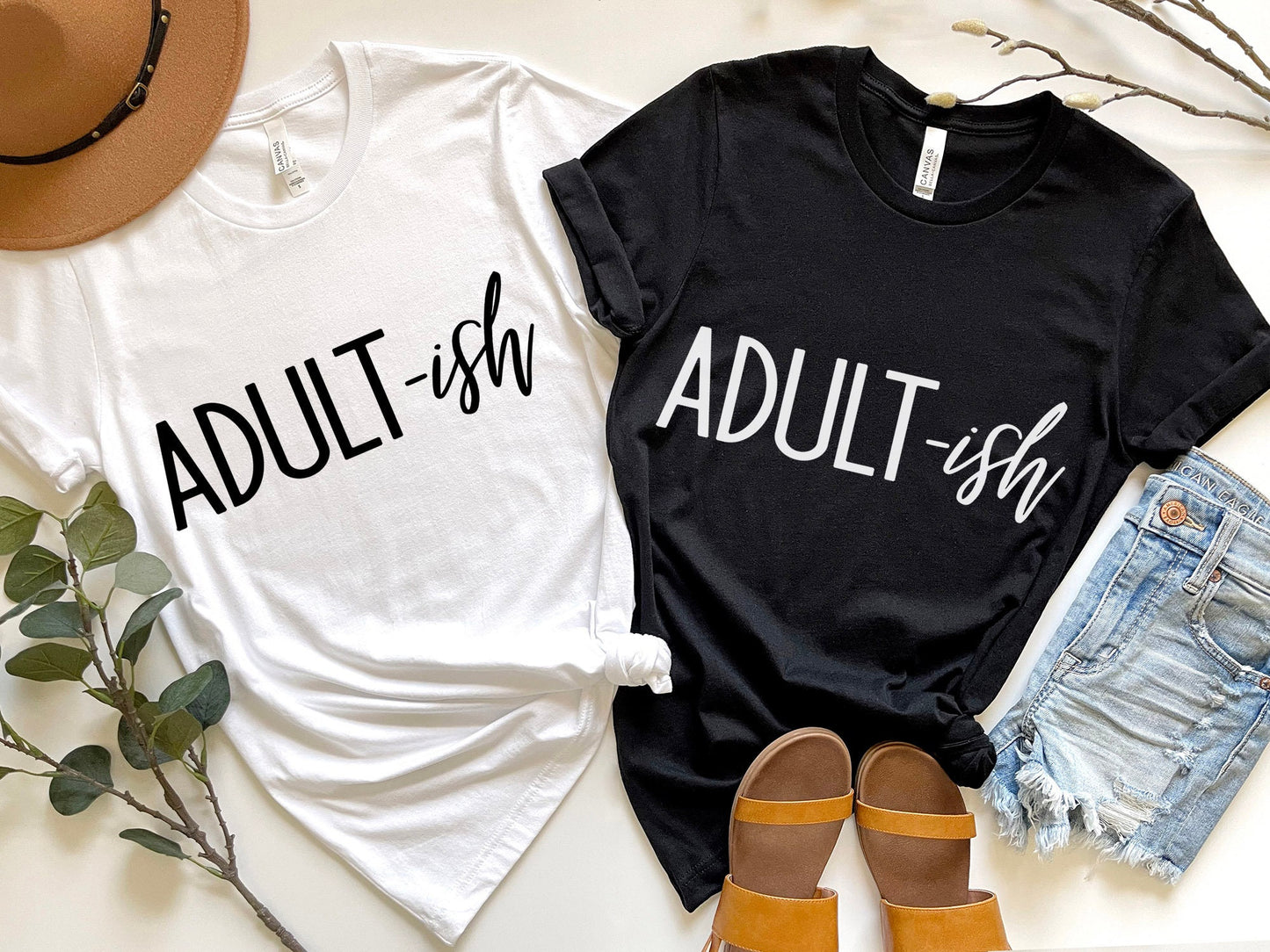 Adultish T-Shirt, Gift for Parents, Cool Adulting Shirt, Best Adult T-shirt, Cute Adult Gifts, Cool Parent Shirt, Family Tee