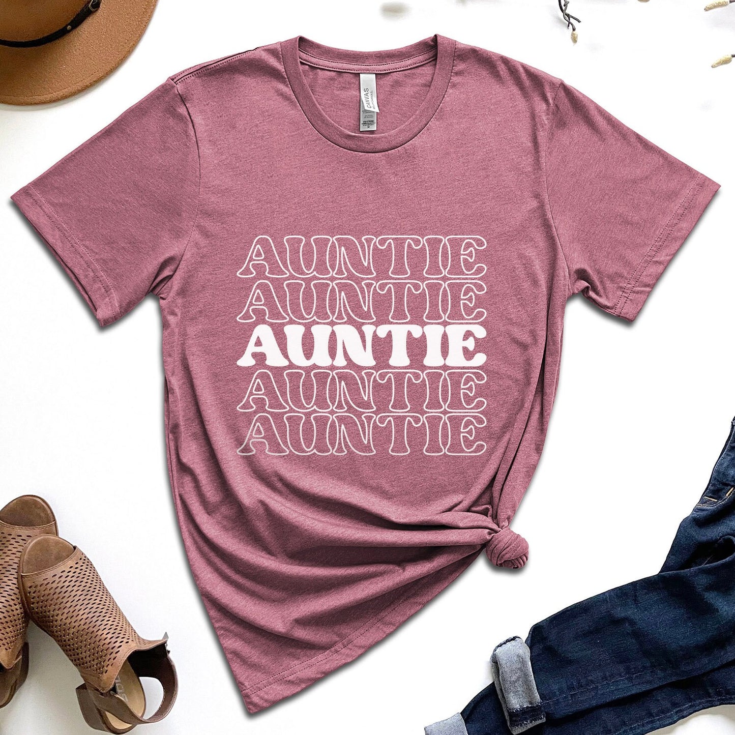 T-Shirt für Tante, T-Shirt Geschenk für Tante, Geschenk für Tante, Tante Shirt, Geschenk für Tante, Geschenk für Schwester, Geburtstagsgeschenk für Tante, Muttertags-T-Shirt