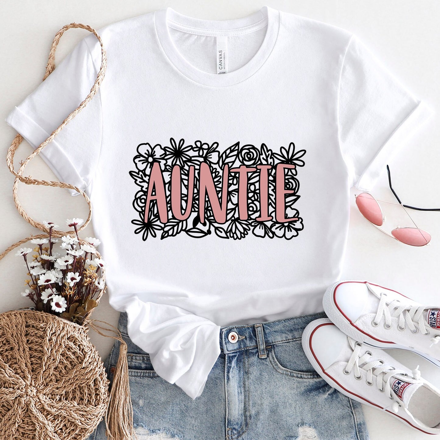 Aunt T-Shirt, T-shirt for Aunt, Auntie T-Shirt, Auntie Gift, Gift for Aunt, Gift for Sister, Auntie Birthday Gift, Mother's Day T-shirt