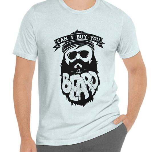 Puis-je vous acheter un t-shirt à barbe, t-shirt à barbe pour hommes, t-shirt d'amoureux de la barbe, t-shirt à cheveux, t-shirts à barbe amusants, t-shirt d'amoureux de la barbe, cadeaux pour lui