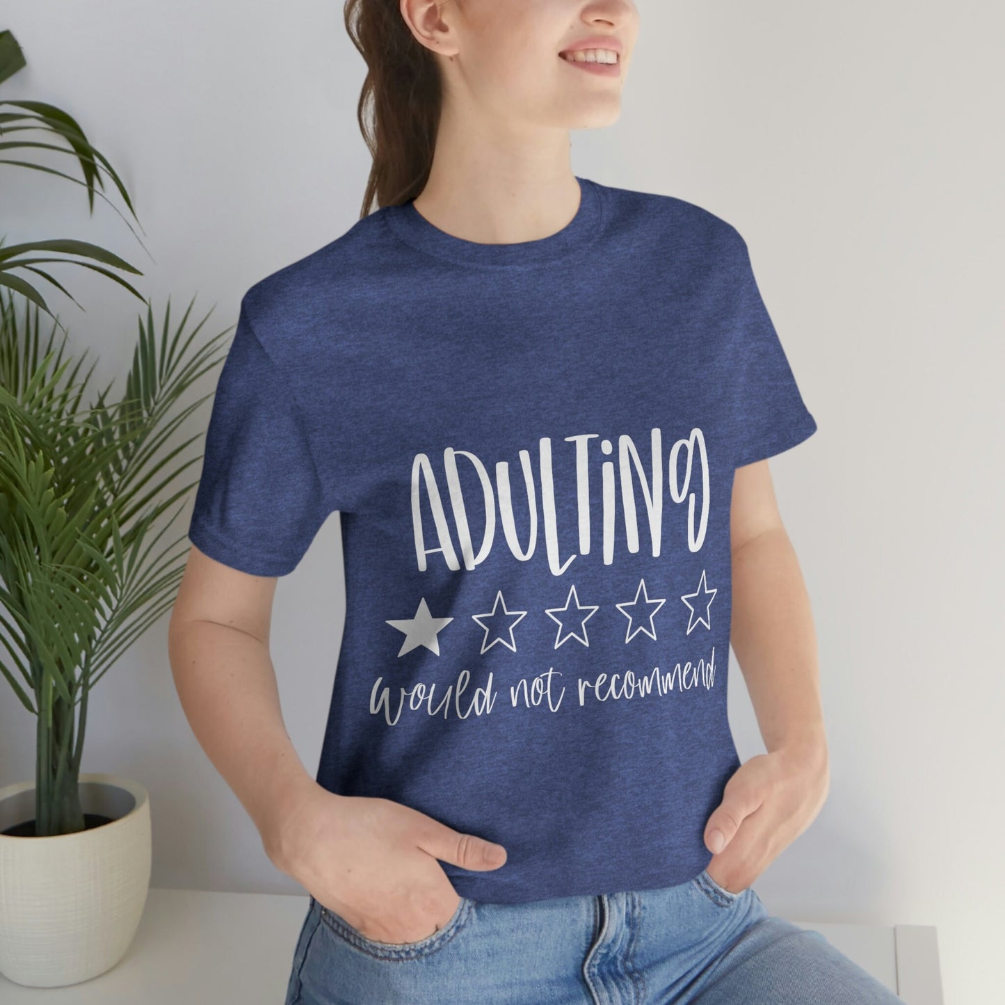 T-shirt pour adultes, T-shirt avec étoiles d'évaluation pour adultes, T-shirt avec dicton drôle, T-shirt avec dicton, T-shirt drôle pour femme, cadeau pour maman et papa