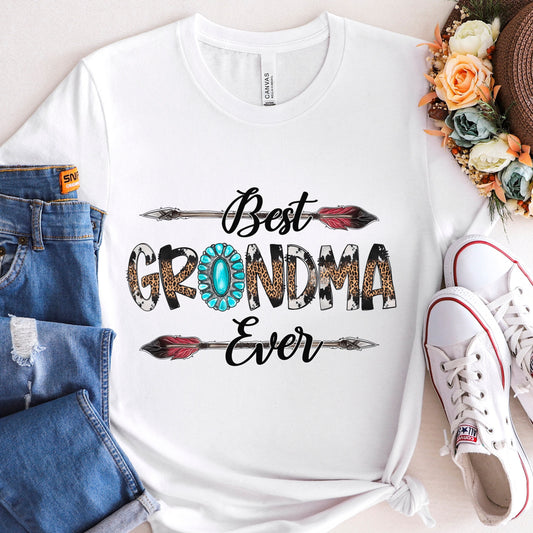 Bestes Oma-Shirt aller Zeiten, Western-Shirt für Großmutter, Bestes Grondma-Shirt, Geschenk für Großmutter, Geschenk zum Muttertag, Geschenk für Großmütter