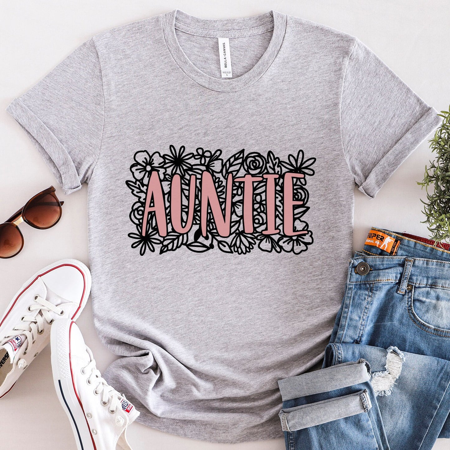 Aunt T-Shirt, T-shirt for Aunt, Auntie T-Shirt, Auntie Gift, Gift for Aunt, Gift for Sister, Auntie Birthday Gift, Mother's Day T-shirt