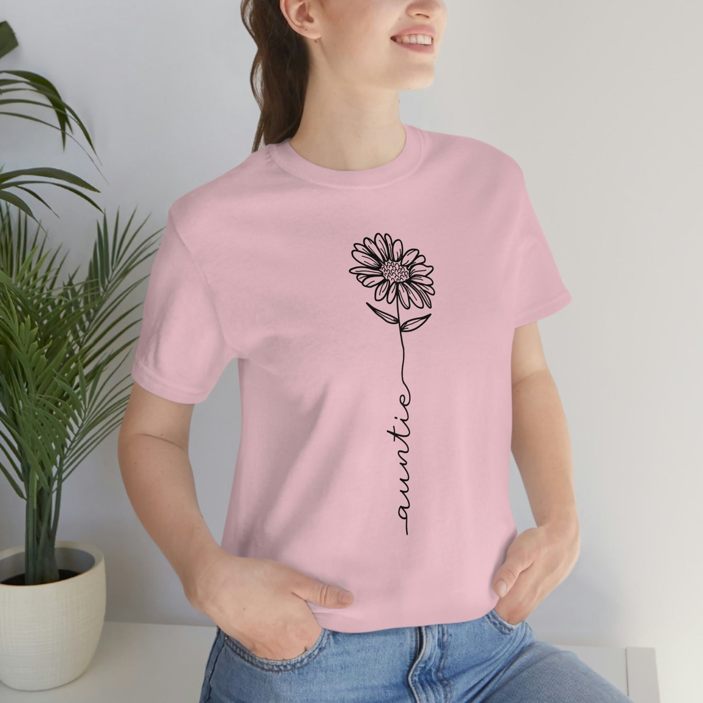 Tige de fleur de tante, T-shirt pour tante, T-shirt de tante, cadeau de tante, chemise de tante, cadeau pour tante, cadeau pour sœur, cadeau d'anniversaire de tante