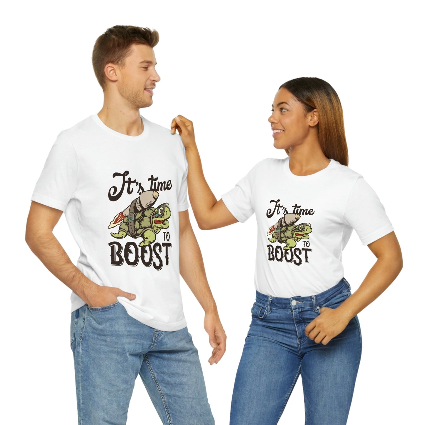 Lustige T-Shirts, Lustiges Schildkröten-T-Shirt, Humor-T-Shirt, Geschenk-T-Shirt, Lustiges Shirt, It es Time to Boost-Shirt, Geschenk für Sie, Geschenk für Ihn