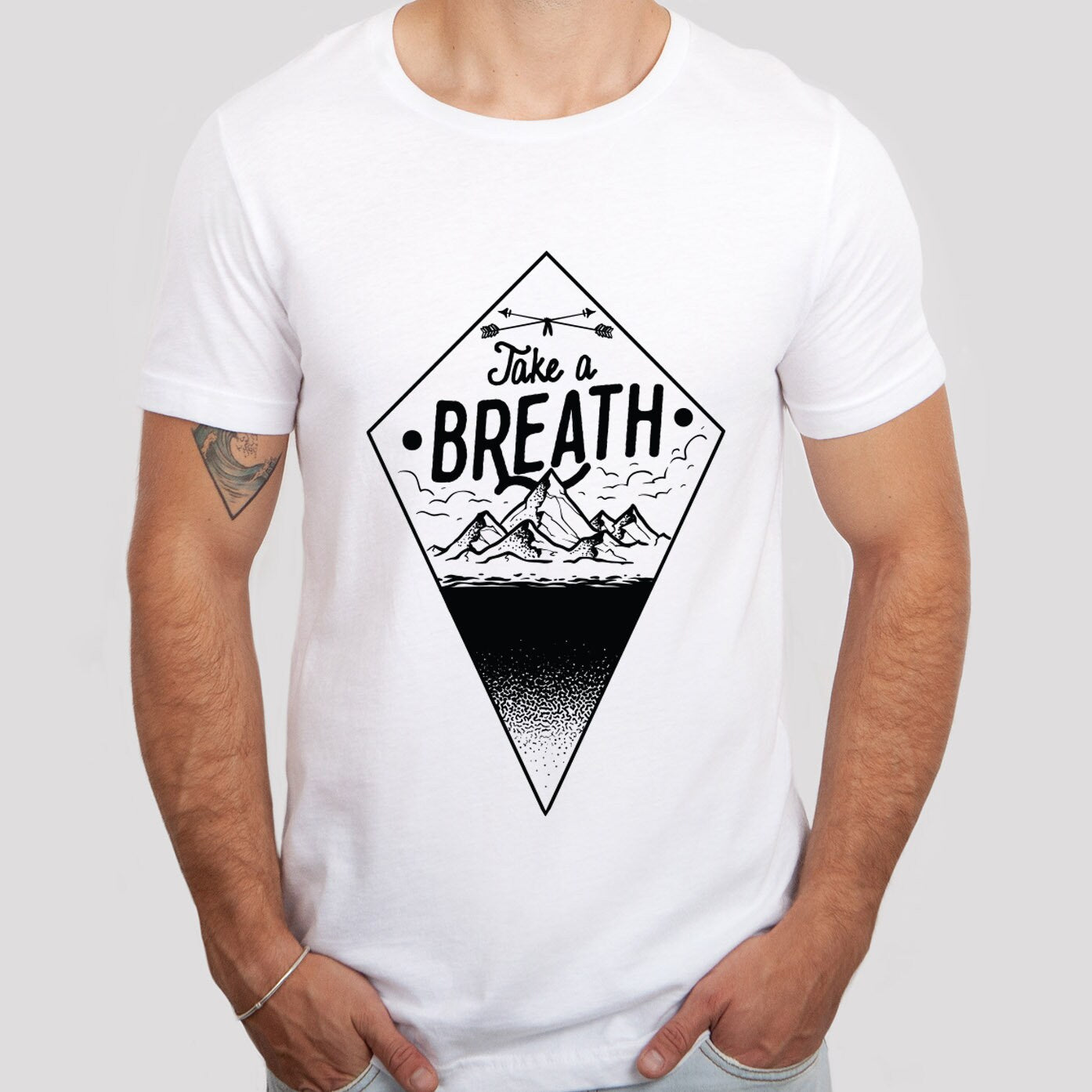 Take a Breath T-Shirt, Abenteuer T-Shirt, Natur T-Shirt, Outdoor T-Shirt, Natur Shirt, Reise Shirt, Geschenke für Reisende, Geschenk T-Shirt