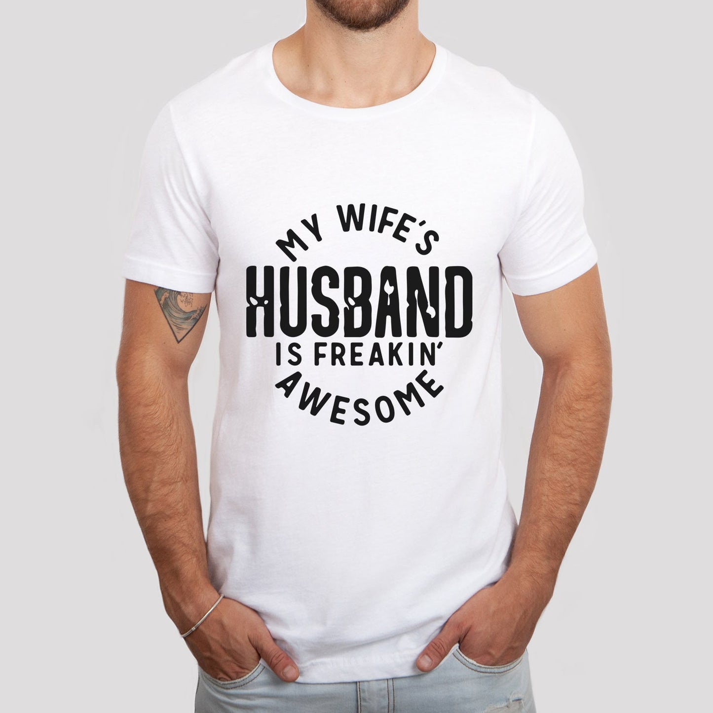 Awesome Husband T-shirt, Funny Husband Shirt, Anniversary Gift T-shirt for Husband, Funny Anniversary Gift Shirt for Husbands