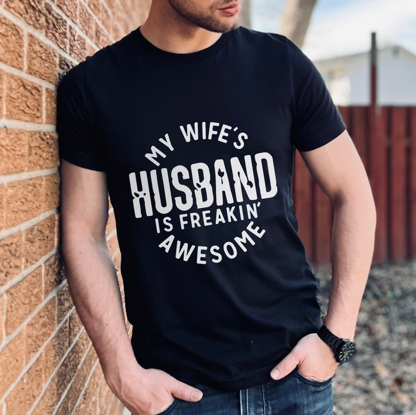 Awesome Husband T-shirt, Funny Husband Shirt, Anniversary Gift T-shirt for Husband, Funny Anniversary Gift Shirt for Husbands