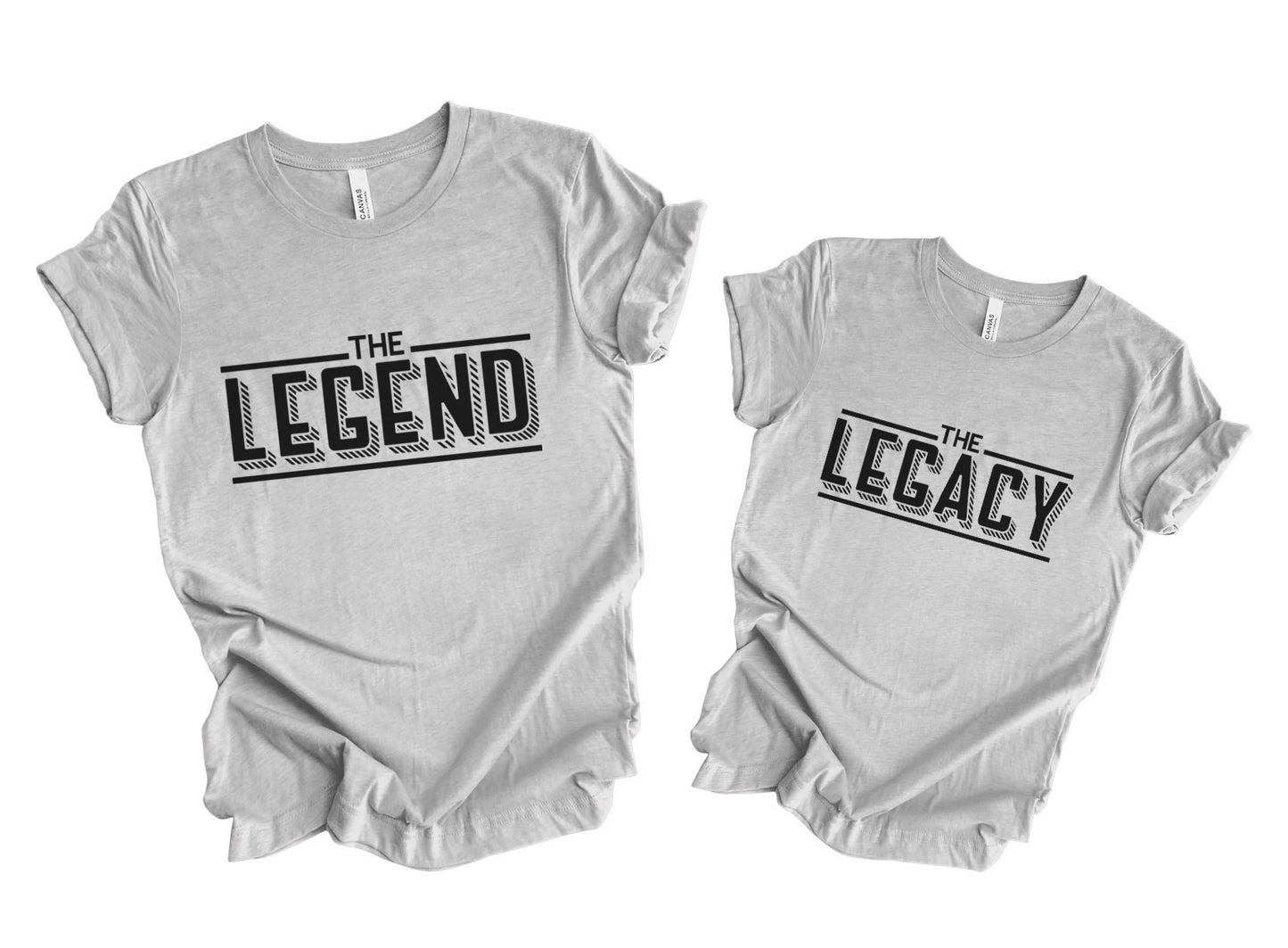 Legend and Legacy Shirt, Funny Family T-Shirt, Father's Day T-Shirt, Father and Son Shirt, Father and Daughter Shirt, Matching Shirts