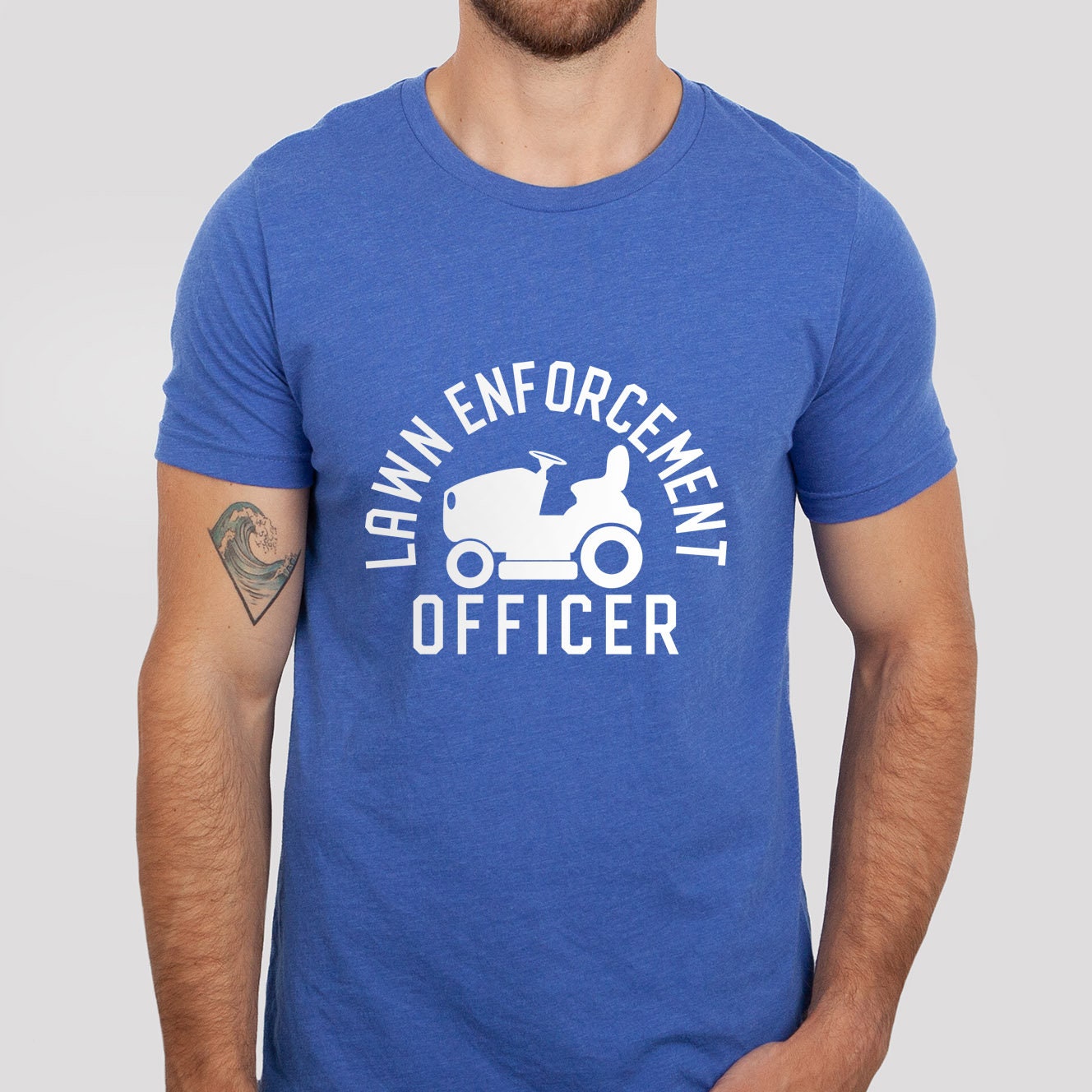 Lawn Enforcement Officer Shirt, Lustige Papa Shirts, Geschenk für Papa, Lustiges Shirt für Papa, Vatertagsgeschenk Shirt, Humor Shirts