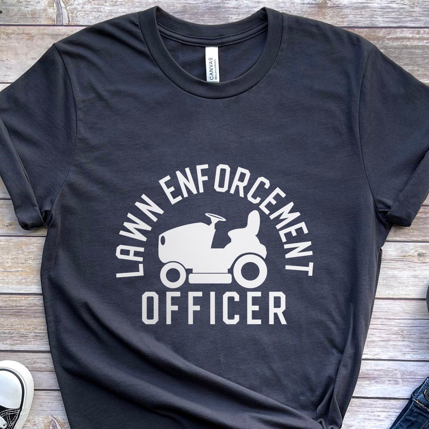 Lawn Enforcement Officer Shirt, Lustige Papa Shirts, Geschenk für Papa, Lustiges Shirt für Papa, Vatertagsgeschenk Shirt, Humor Shirts