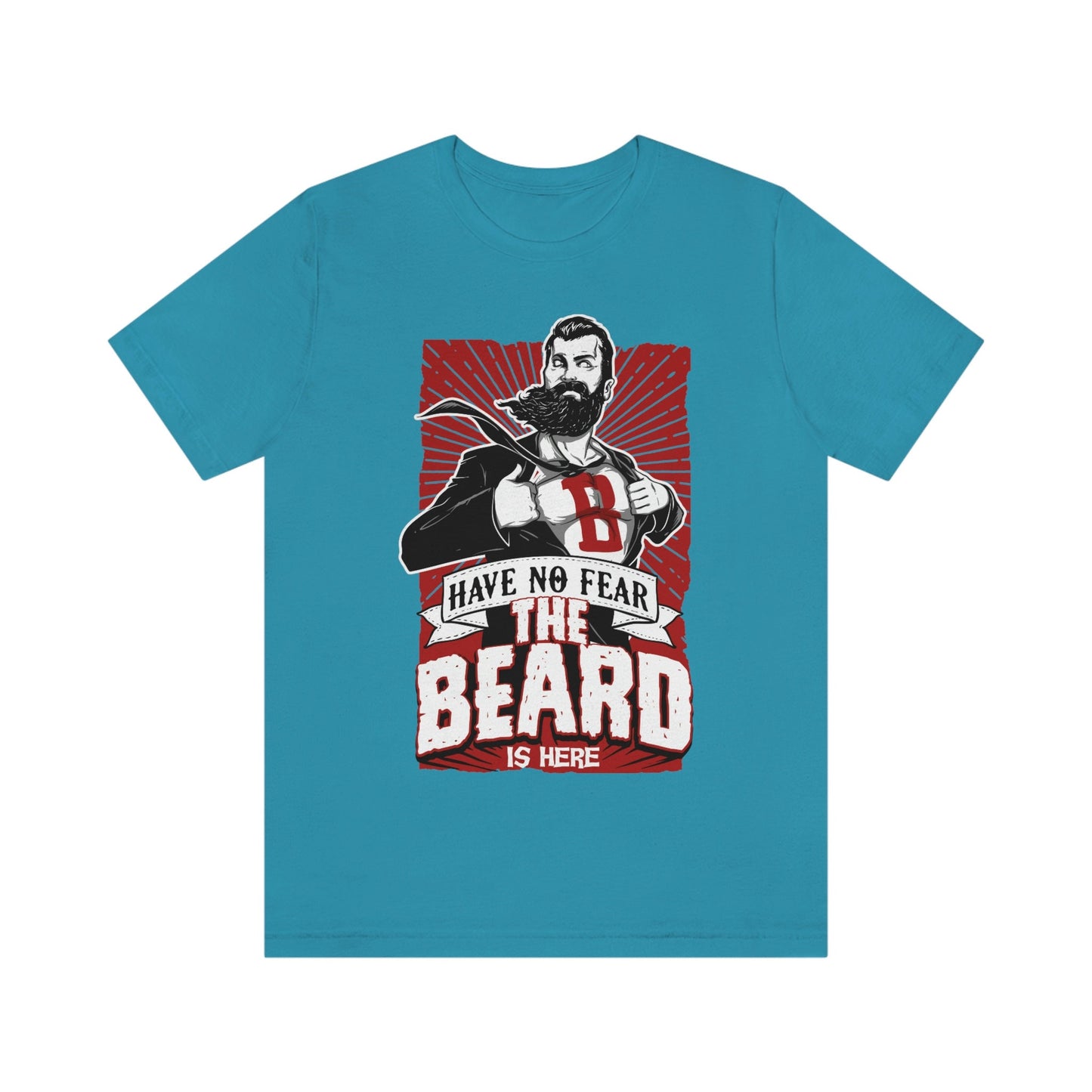 Have No Fear The Beard is Here T-Shirt, Herren Bart Shirt, Bart Liebe Shirt, T-Shirt für Männer, Lustige Bart Shirts, Bart Liebhaber T-Shirt