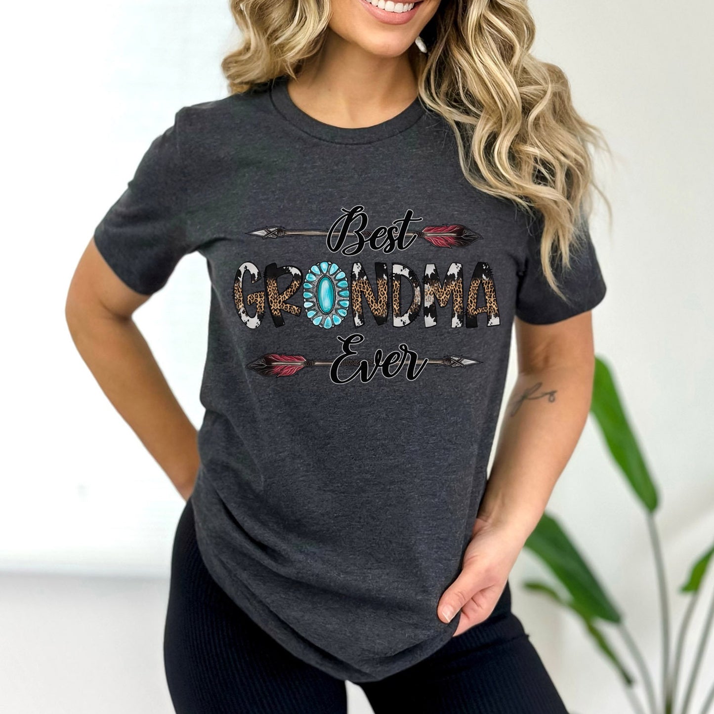 Best Grandma Ever Shirt, Western Shirt for Grandmother, Best Grondma Shirt, Gift for Grandmom, Gift for Mother's Day, Gift for Grandmothers