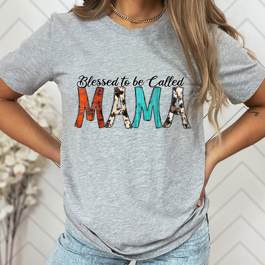 Gesegnet, Mama genannt zu werden, Shirt für Mama, Bestes Mama-Shirt, Geschenk für Mama, Geschenk zum Muttertag, Ehefrauen-Shirt, T-Shirt für Mütter, Western-Shirt