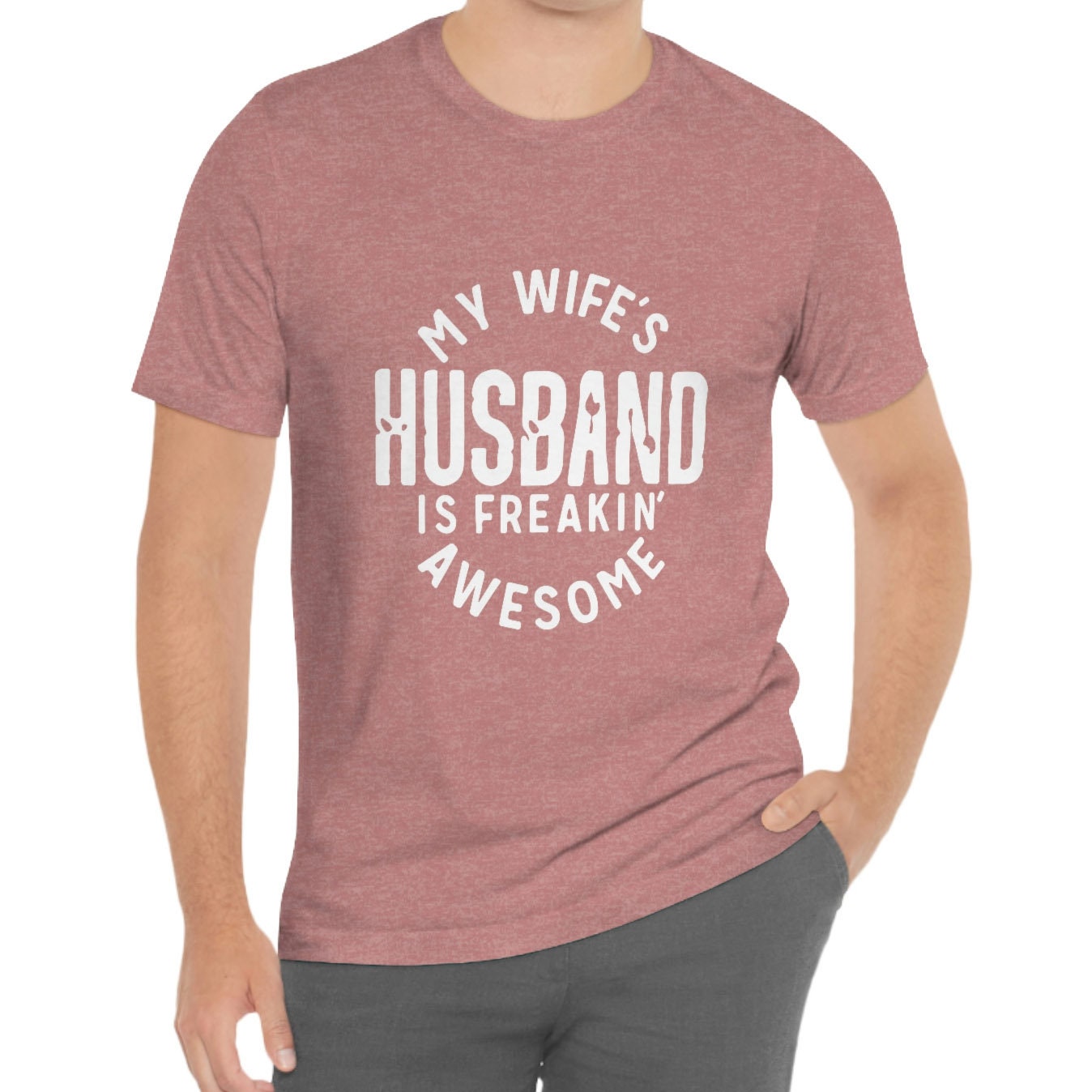 Awesome Husband T-shirt, Funny Husband Shirt, Anniversary Gift T-shirt for Husband, Funny Anniversary Gift Shirt for Husbands