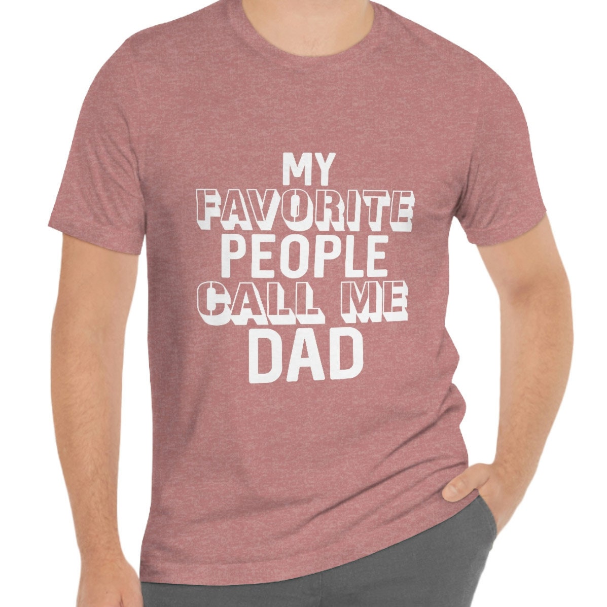 Lustiges Papa-Shirt, Geschenk-T-Shirt für Papa, Papa-Shirt, Geschenk für Papa, Vatertagsgeschenk-Shirt, Lustiges Shirt für Papa, Meine Lieblings-Menschen nennen mich Papa