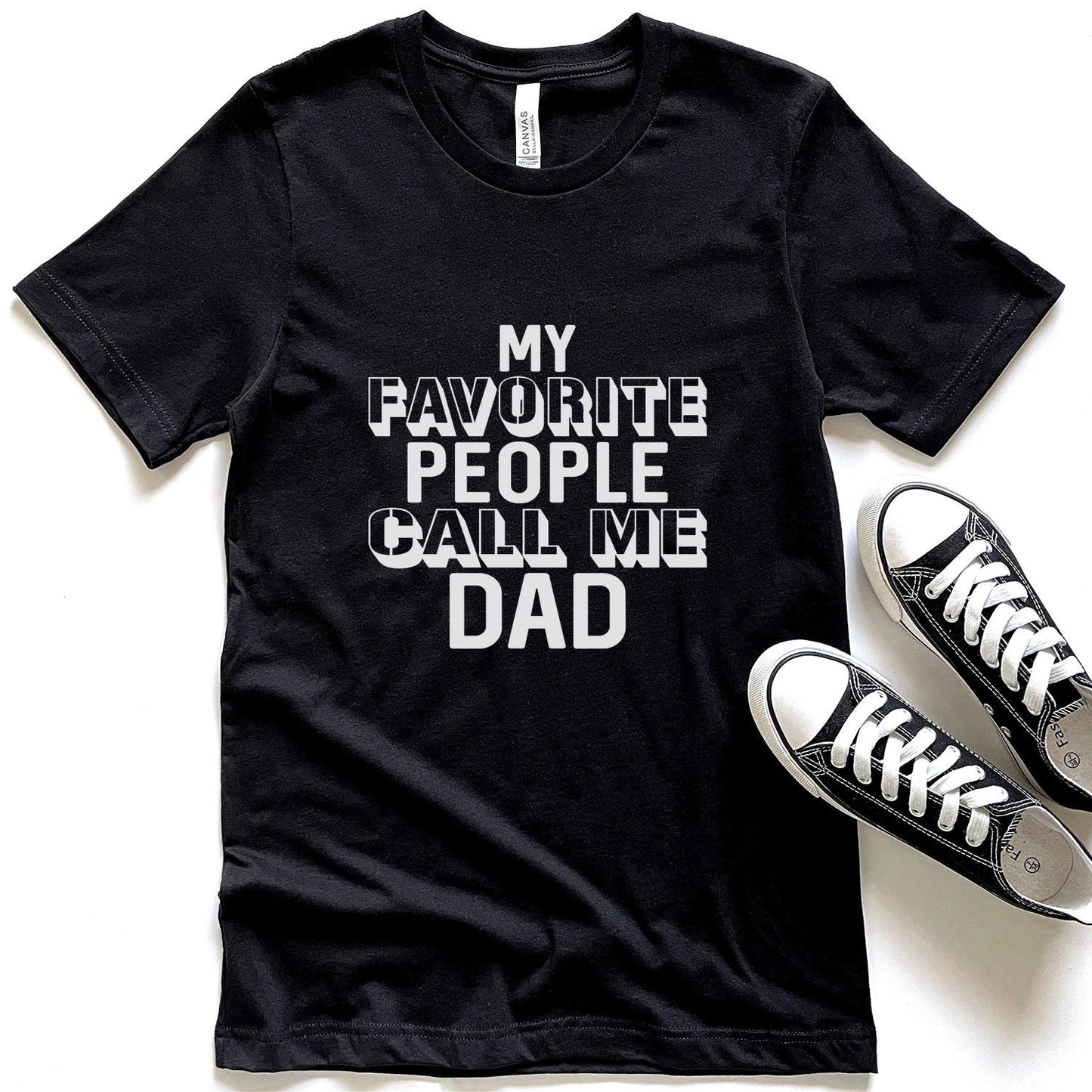 Lustiges Papa-Shirt, Geschenk-T-Shirt für Papa, Papa-Shirt, Geschenk für Papa, Vatertagsgeschenk-Shirt, Lustiges Shirt für Papa, Meine Lieblings-Menschen nennen mich Papa