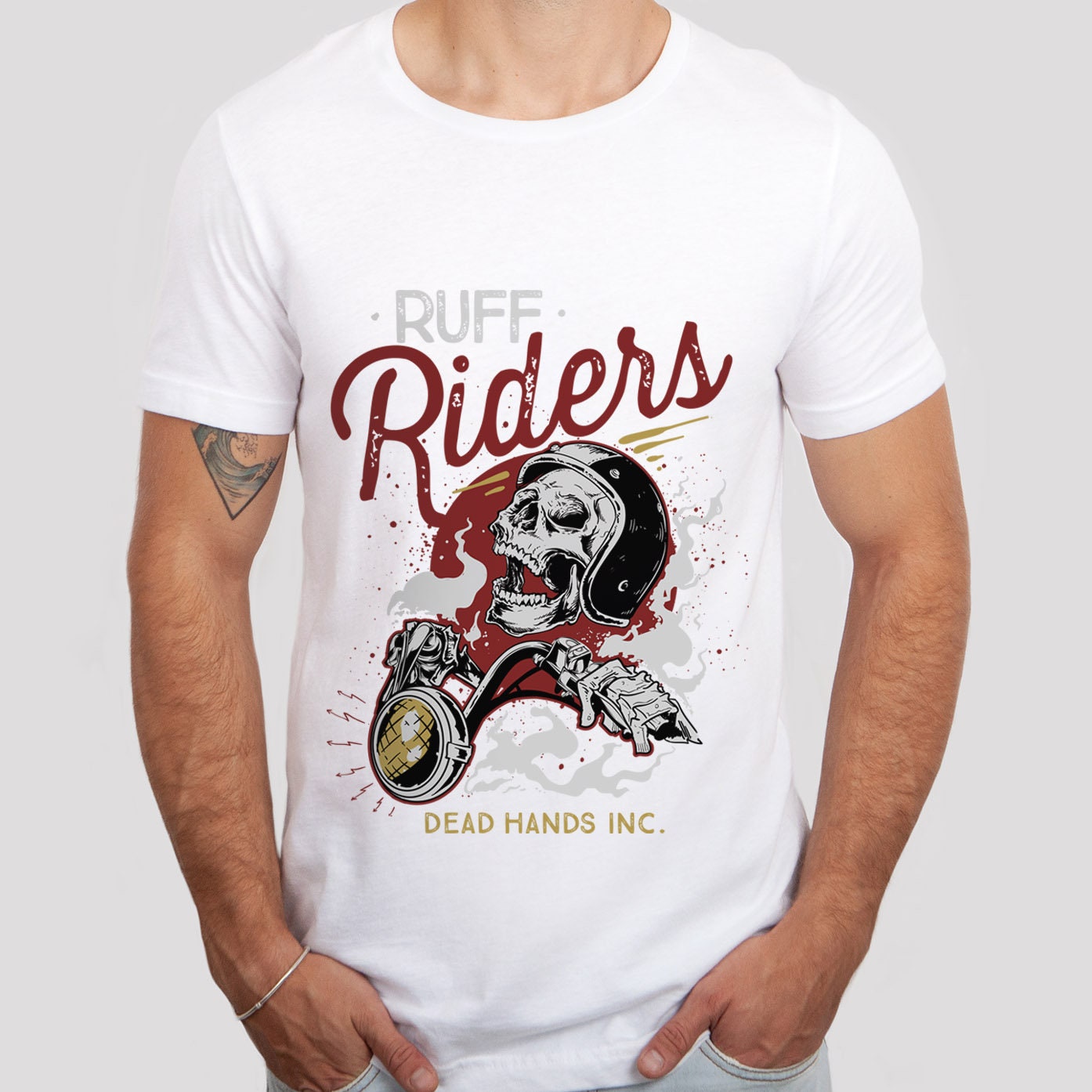 Ruff Riders Shirt, Motorrad T-Shirt, Rider Shirt, Shirt für Motorradliebhaber, Biker Shirt, Motorrad Geschenke, Motorrad Liebhaber Shirt