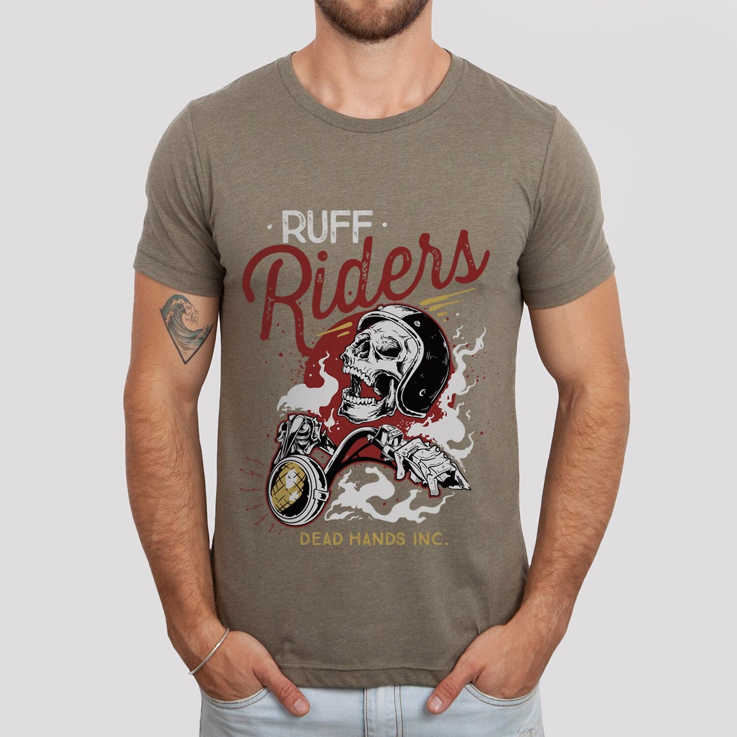 Ruff Riders Shirt, Motorrad T-Shirt, Rider Shirt, Shirt für Motorradliebhaber, Biker Shirt, Motorrad Geschenke, Motorrad Liebhaber Shirt