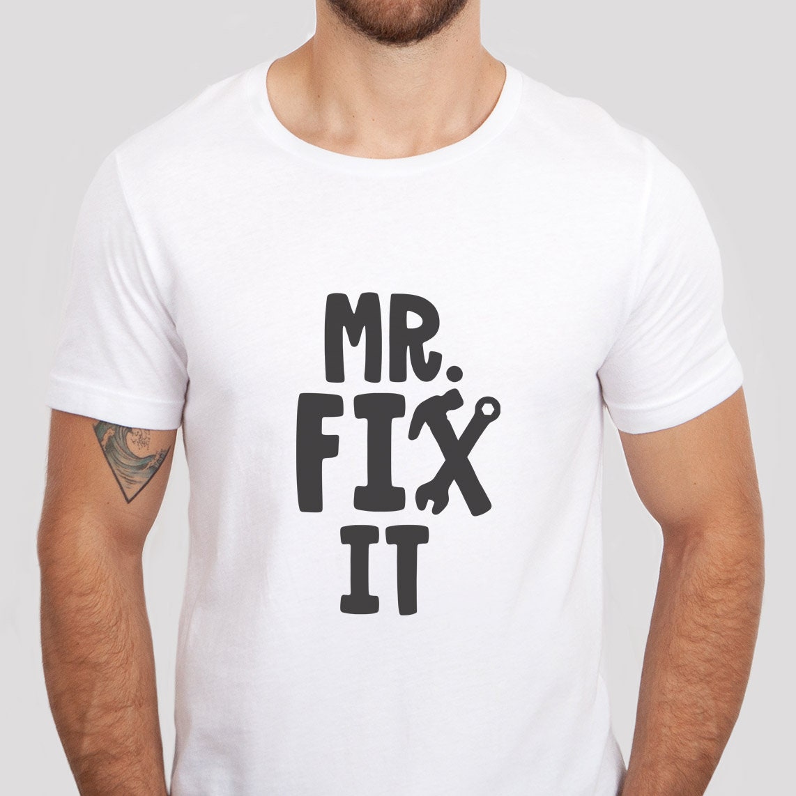 Mr. Fix it - Mr. Broke It - Ms. Broke It Shirts, Funny Family T-Shirt, Father's Day T-Shirt, Matching Shirts for Son Daughter Dad