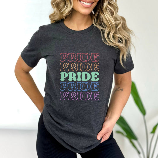 Pride T-Shirt, Shirt mit Regenbogenfarben, LGBTQ Support Shirt, Pride Shirt, Kindness Shirts, Gleichheits Shirt, Gay Pride Shirt