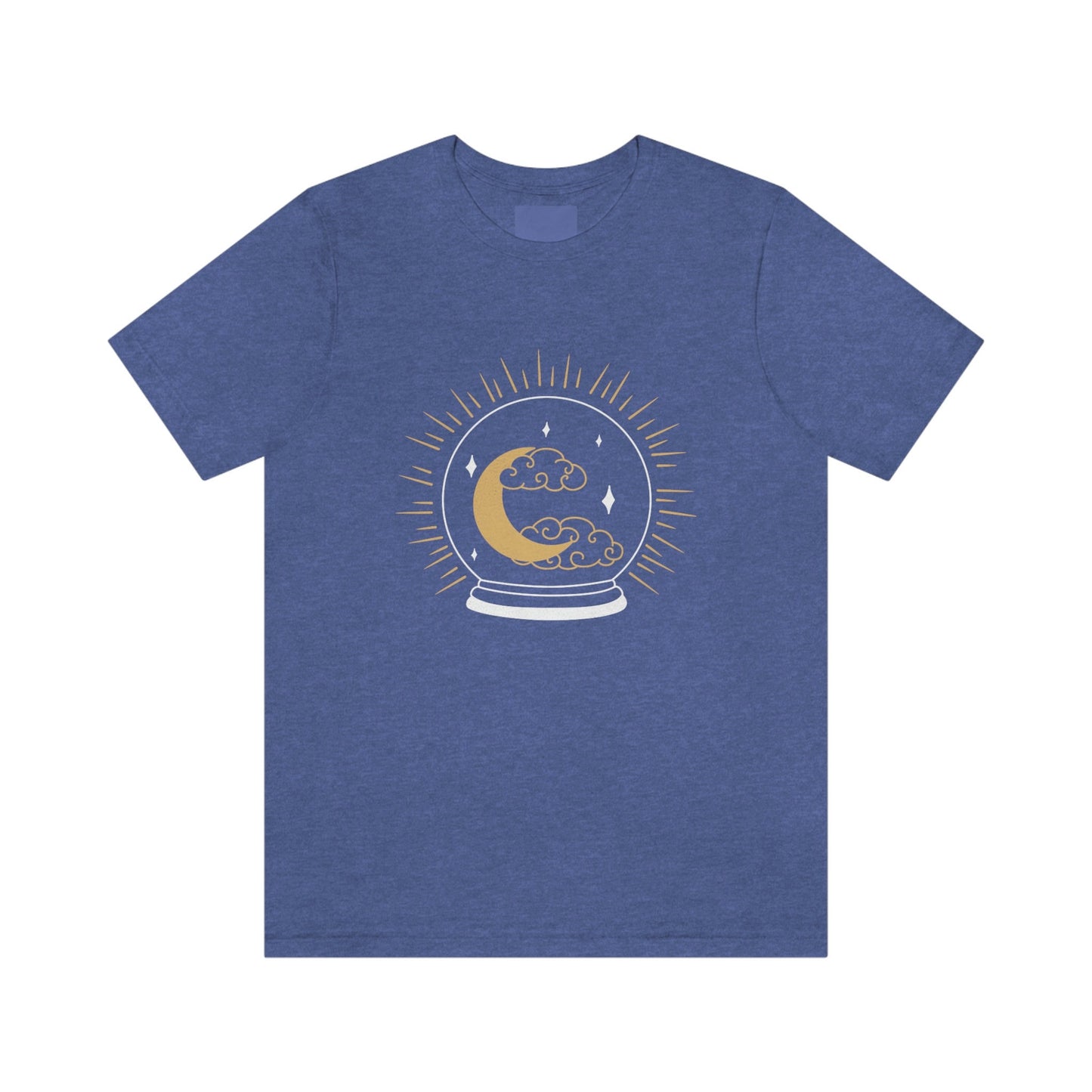 Celestial Crystal Ball T-shirt, Boho T-shirt, Inspirational T-shirt, Bohemian T-shirt, Moon and Stars T-Shirt, Gift Travel Shirt