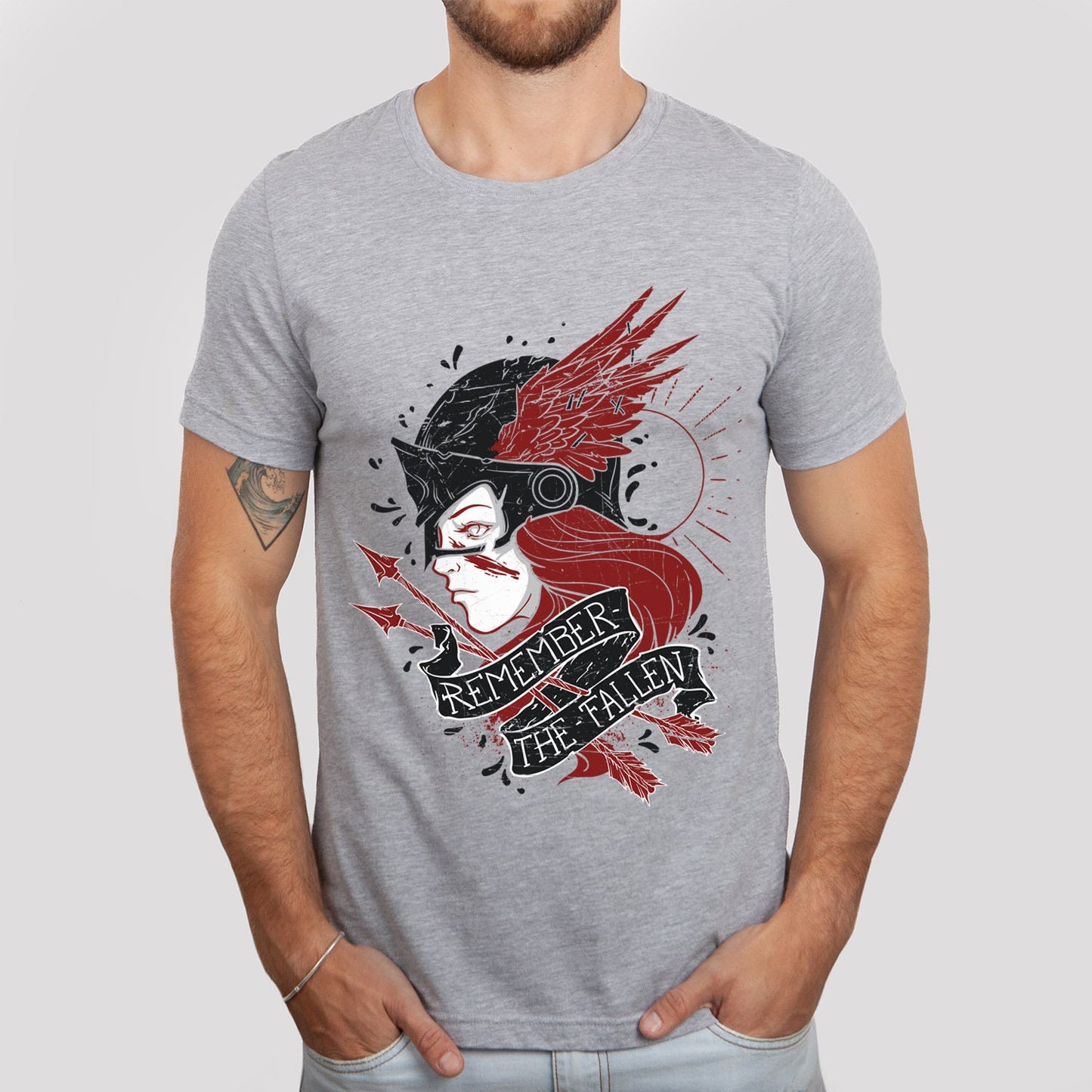 Remember the Fallen T-shirt, Memorial Day Veteran Military Vintage T-Shirt, Warrior Shirt, Heros T-shirt