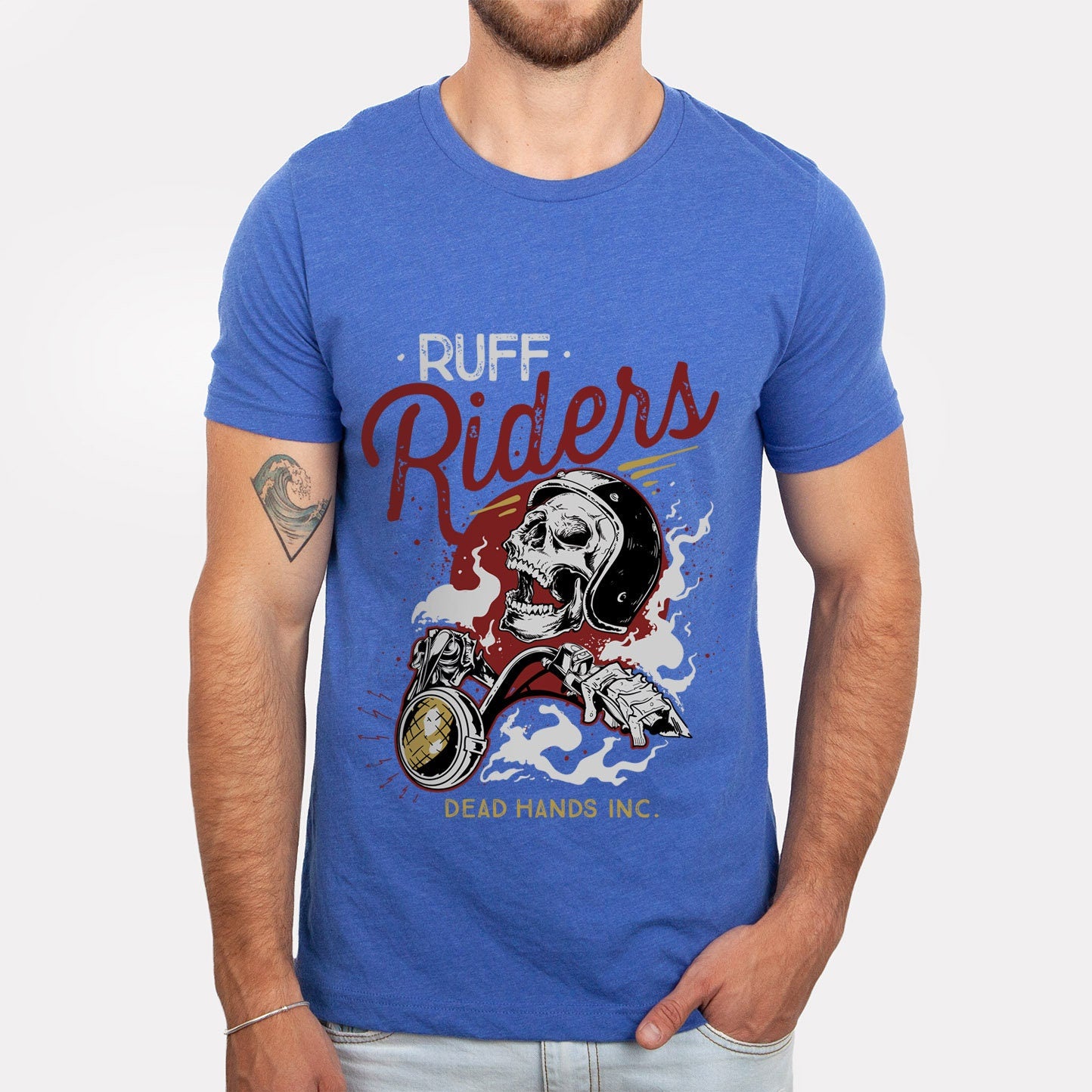 Ruff Riders Shirt, Motorrad T-Shirt, Rider Shirt, Shirt für Motorradliebhaber, Biker Shirt, Motorrad Geschenke, Motorrad Liebhaber Shirt