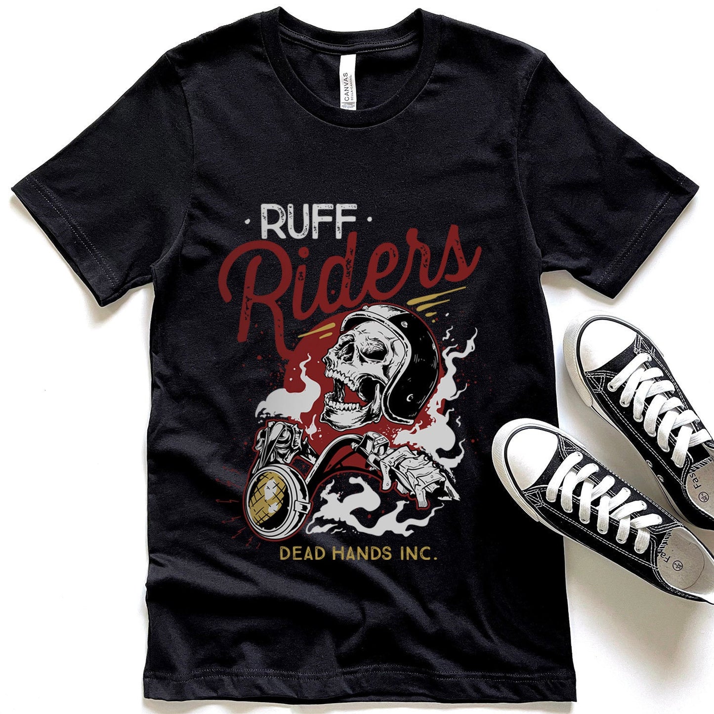 Ruff Riders Shirt, Motorrad T-Shirt, Rider Shirt, Shirt für Motorradliebhaber, Biker Shirt, Motorrad Geschenke, Motorrad Liebhaber Shirt