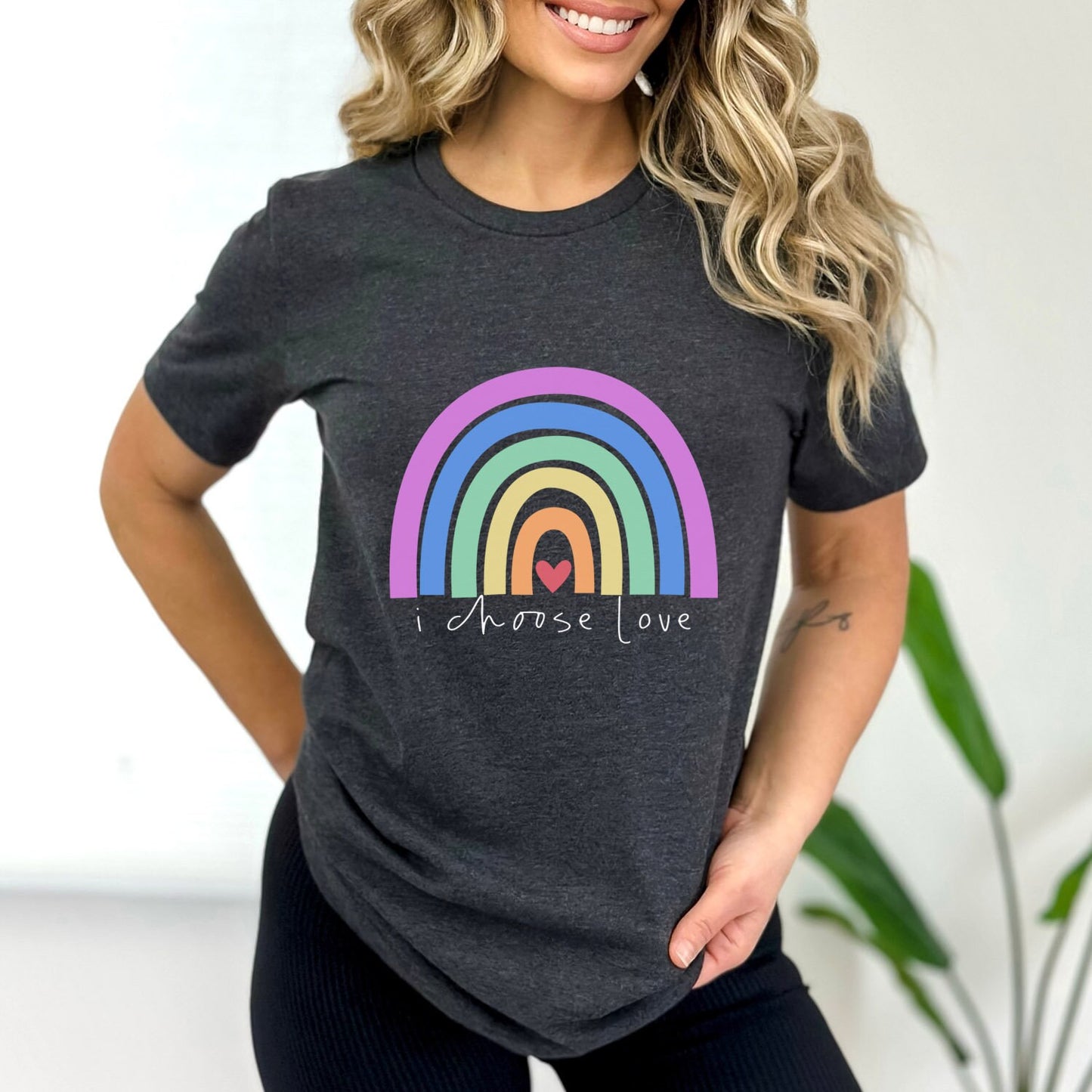 Ich wähle Liebe Shirt, Regenbogen T-Shirt, Love Parade Shirt, LGBTQ Support Shirt, Pride Shirt, Freundlichkeit Shirts, Gay Pride Shirt, Gleichheit Shirt