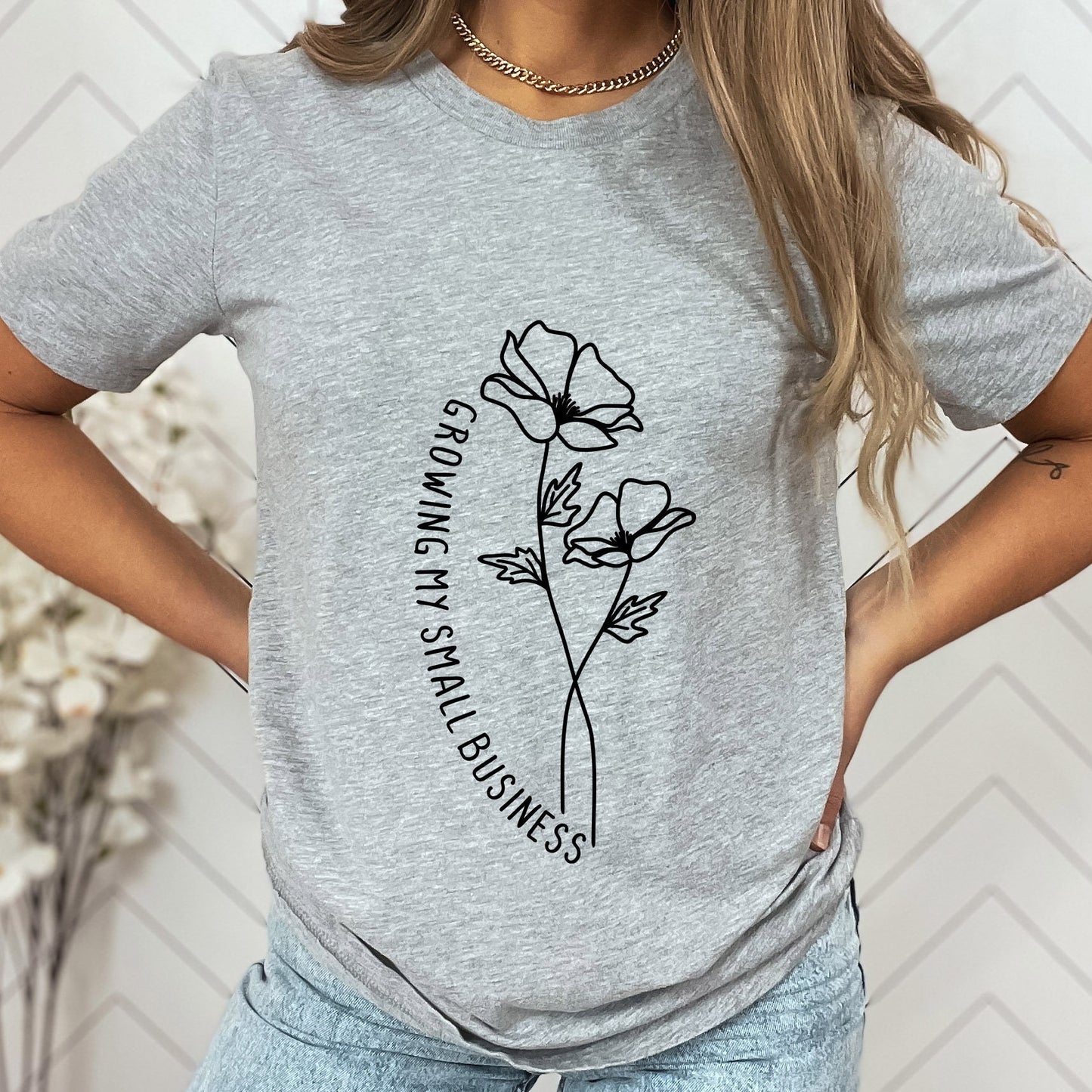 Mama Business Shirt, Boss Mom T-shirt, Boss Mom Shirt, Growing My Business Shirt, Mommy Gift Shirt, Gift for Mom, Flower Shirt