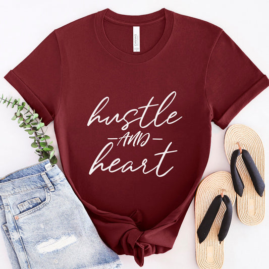 Boss Mom T-Shirt, Hustle and Heart Shirt, Mama Shirt, Mama Geschenk Shirt, Geschenk für Mama, Boss Mom Life T-Shirt, Business Woman Shirt