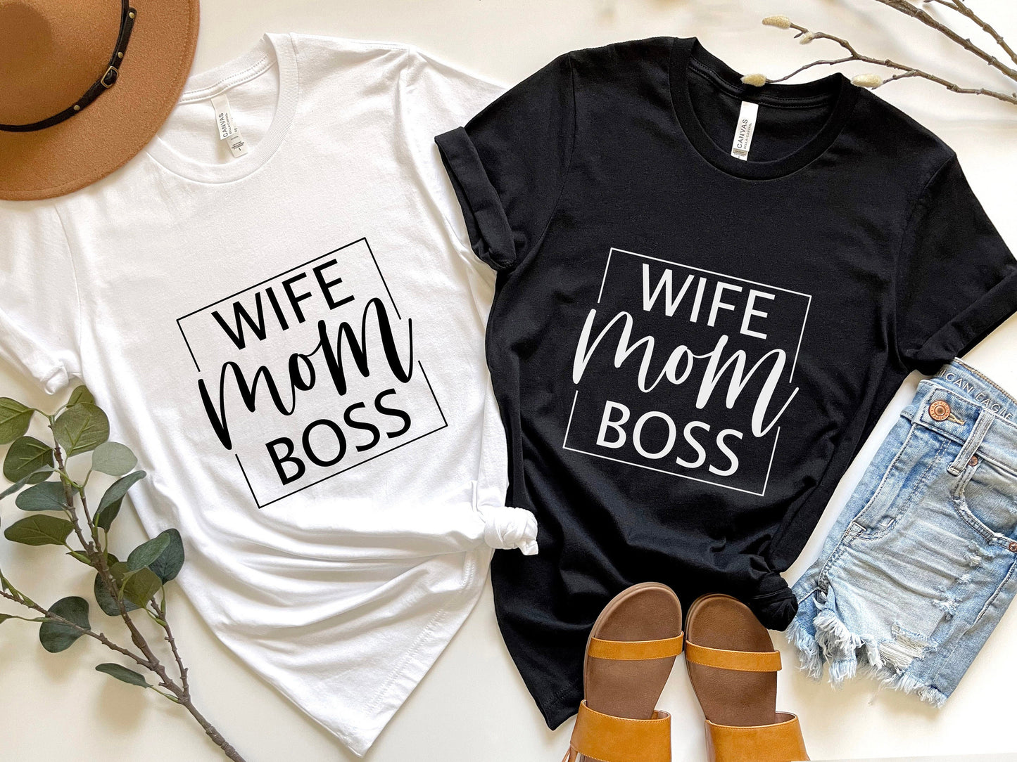 Wife Mom Boss Shirt, Boss Mom T-shirt, Business Mom Shirt, Mama Shirt, Mommy Gift Shirt, Gift for Mom, Mom Life T-shirt