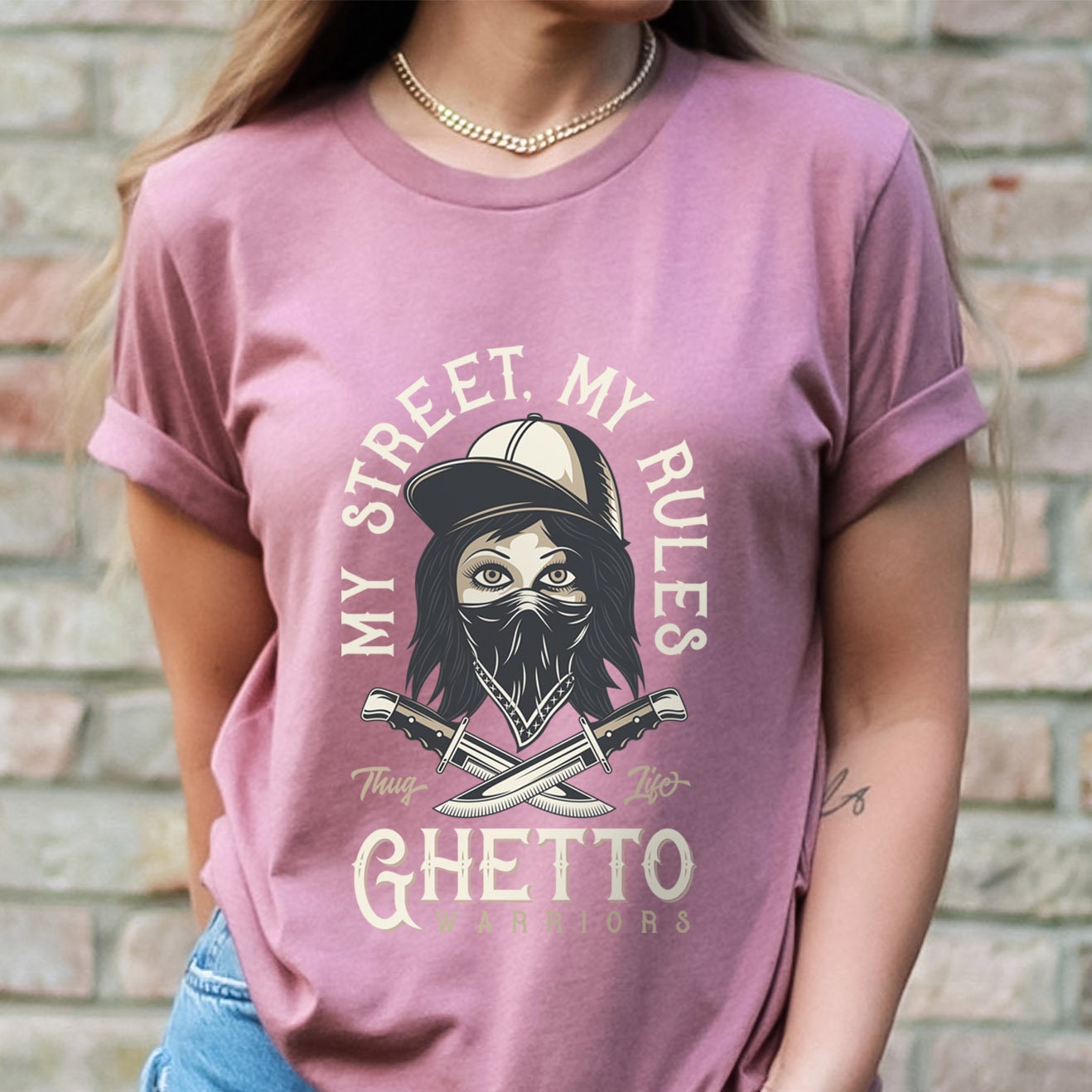 Street Gangs Shirt, My Street My Rules T-shirt, Ghetto Warriors T-shirt, Fighters Shirt, Wild West T-shirt, Funny Hipster Shirt