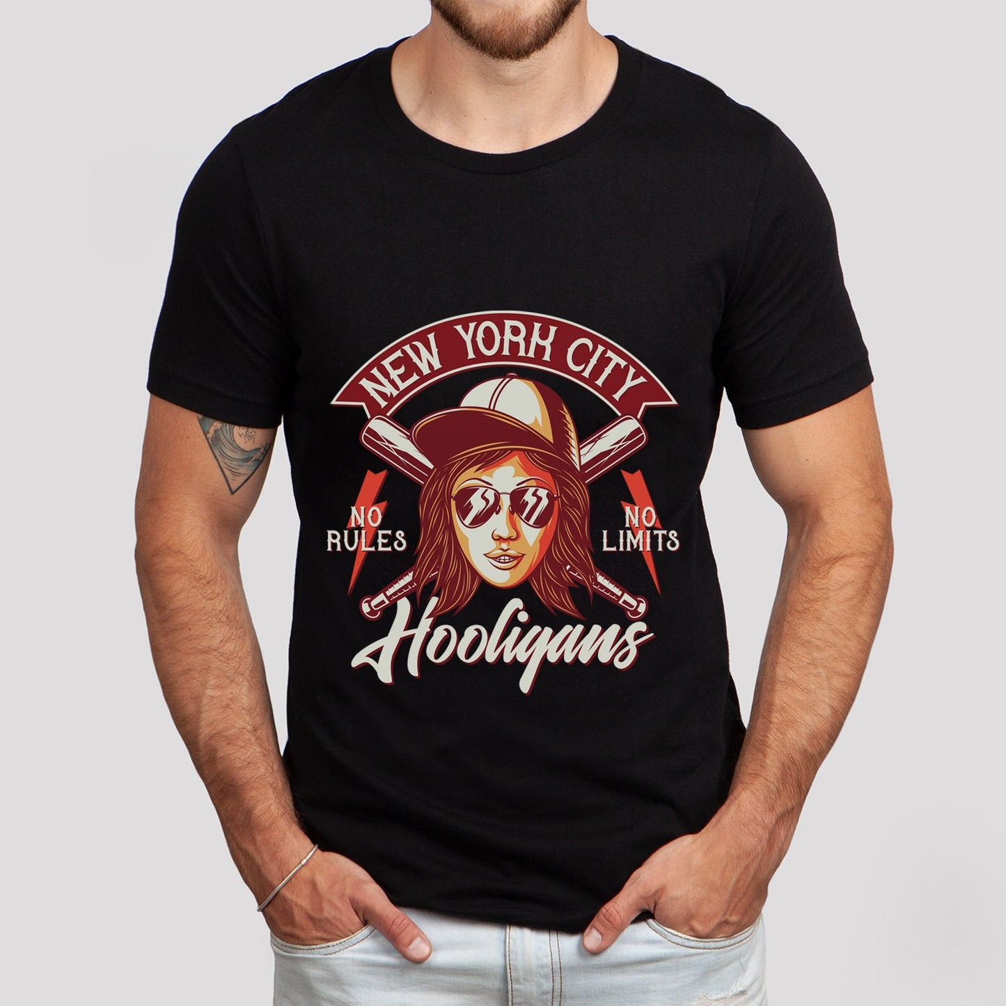 Holigan Girl T-shirt, New York City Holigans T-shirt, Bandits Shirt, Street Gangs Shirt, Wild West T-shirt, Funny Hipster Shirt