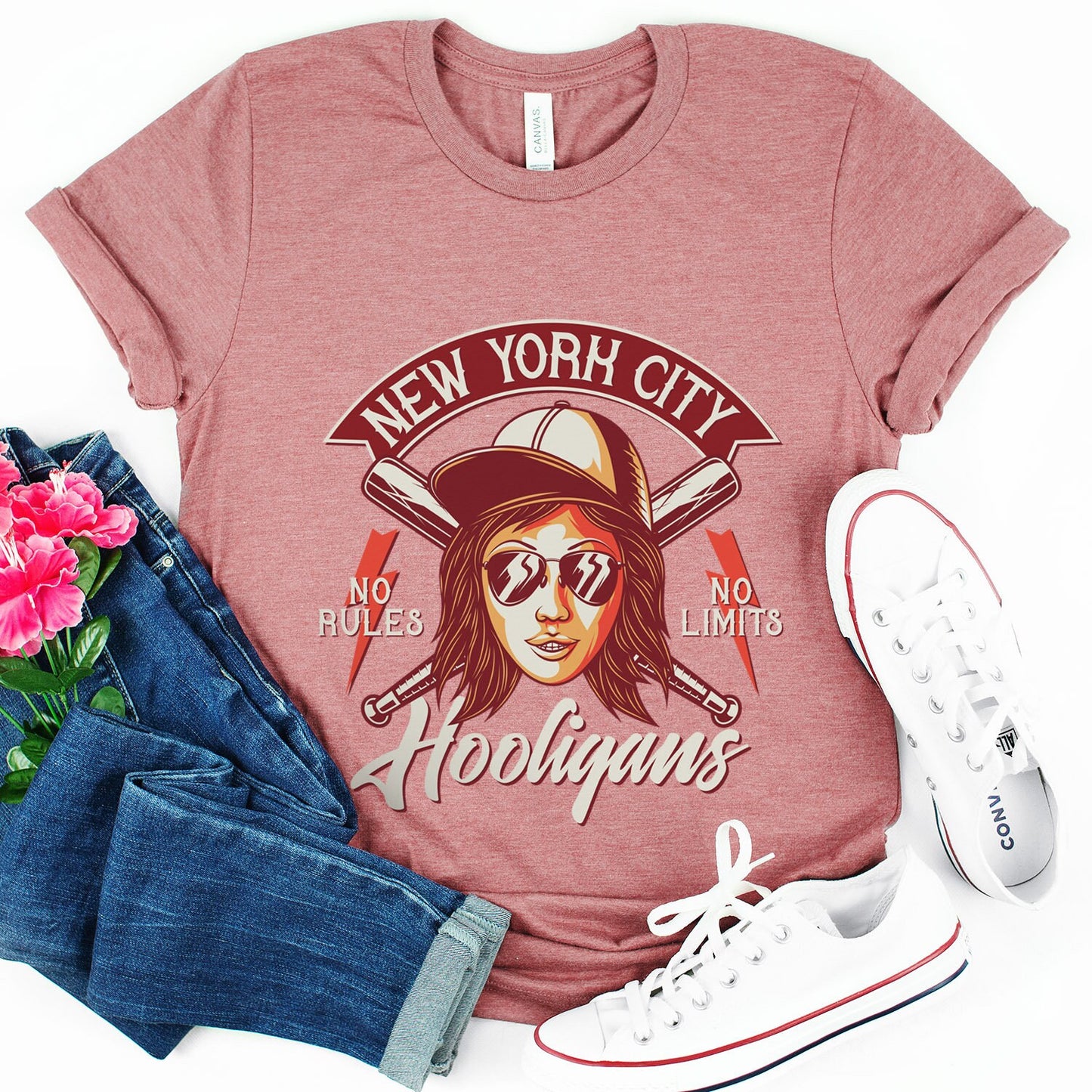 Holigan Girl T-shirt, New York City Holigans T-shirt, Bandits Shirt, Street Gangs Shirt, Wild West T-shirt, Funny Hipster Shirt