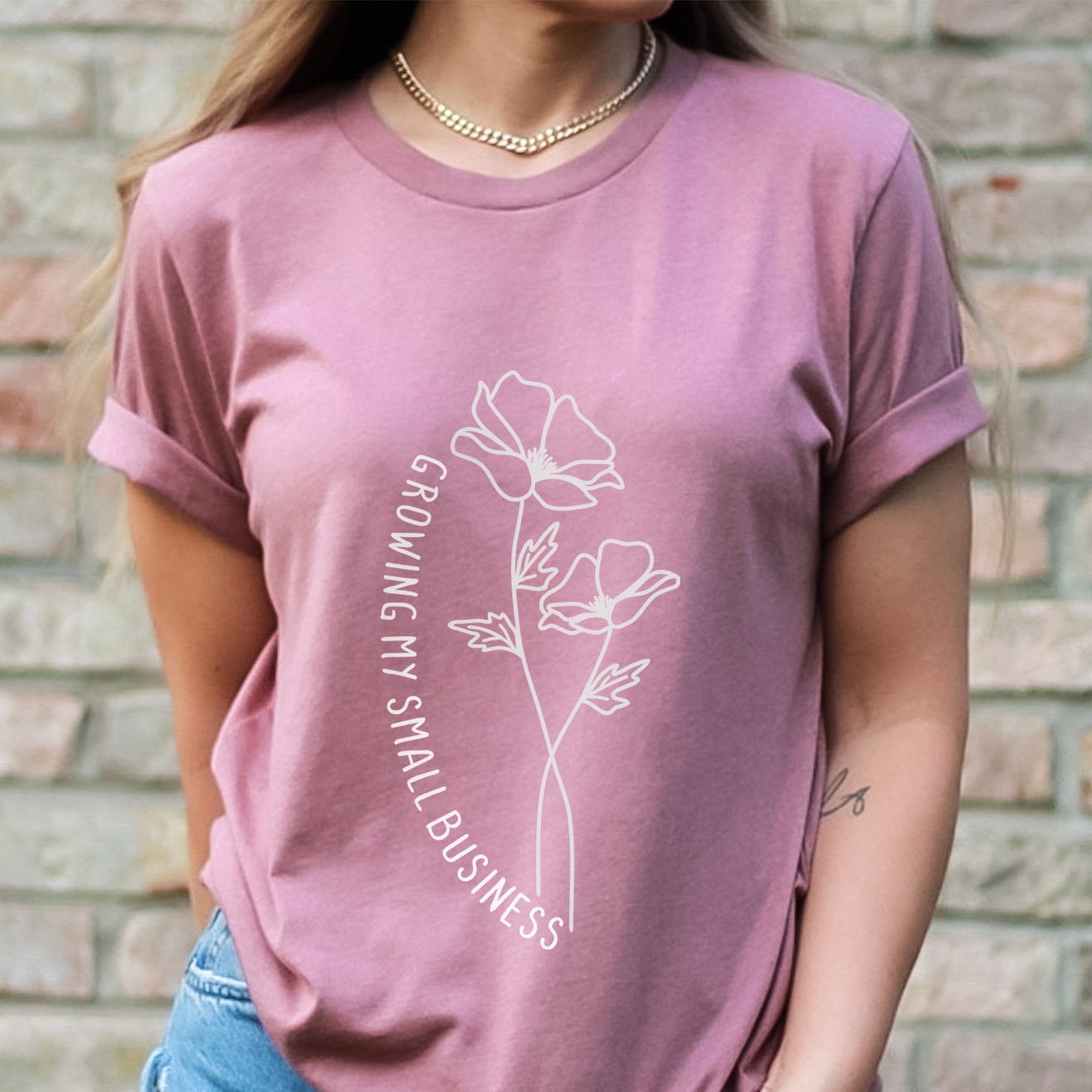 Mama Business Shirt, Boss Mom T-shirt, Boss Mom Shirt, Growing My Business Shirt, Mommy Gift Shirt, Gift for Mom, Flower Shirt