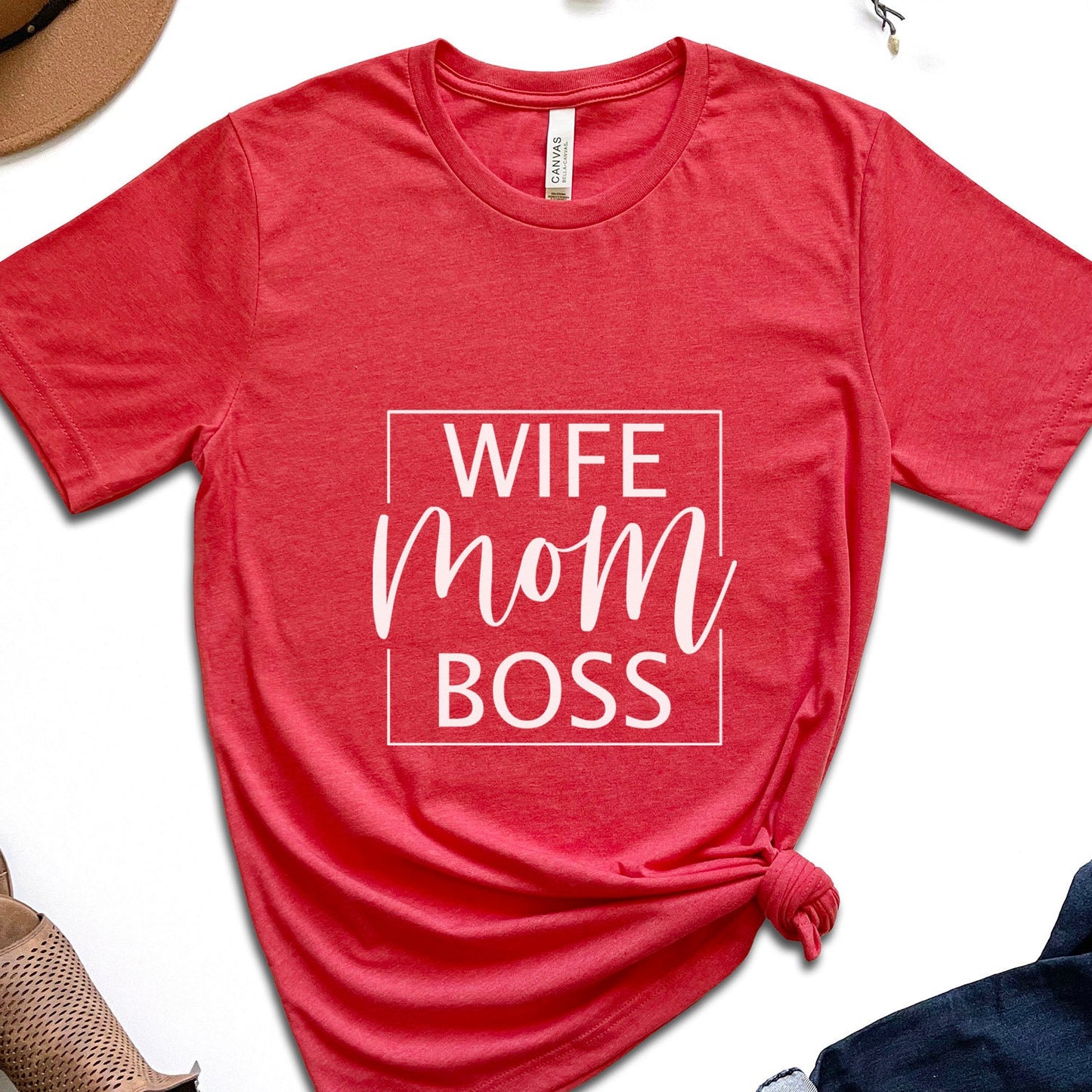 Ehefrau Mama Boss Shirt, Boss Mom T-Shirt, Business Mom Shirt, Mama Shirt, Mama Geschenk Shirt, Geschenk für Mama, Mom Life T-Shirt