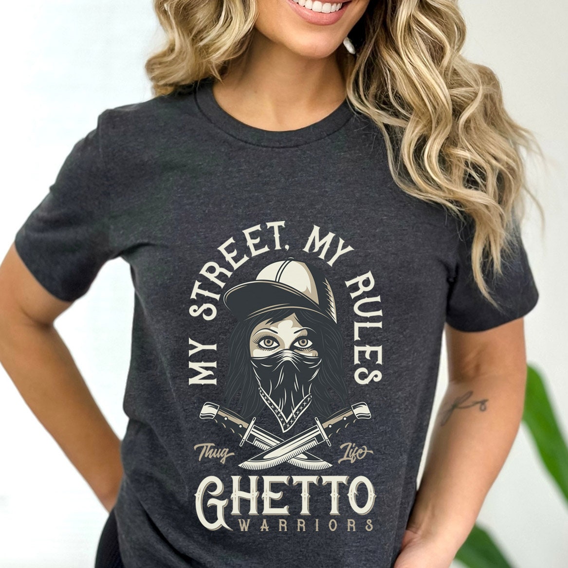 Street Gangs Shirt, My Street My Rules T-shirt, Ghetto Warriors T-shirt, Fighters Shirt, Wild West T-shirt, Funny Hipster Shirt