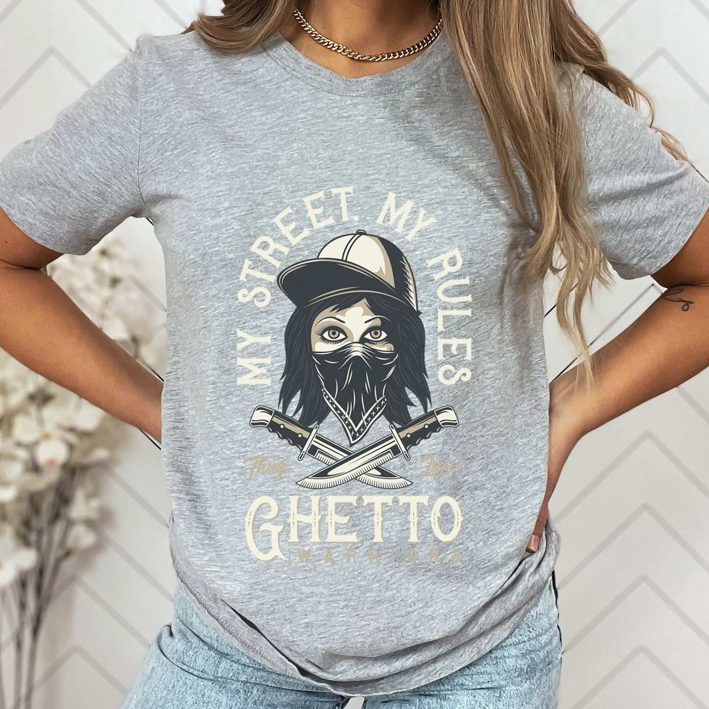 Street Gangs Shirt, My Street My Rules T-shirt, Ghetto Warriors T-shirt, Fighters Shirt, Wild West T-shirt, Funny Hipster Shirt