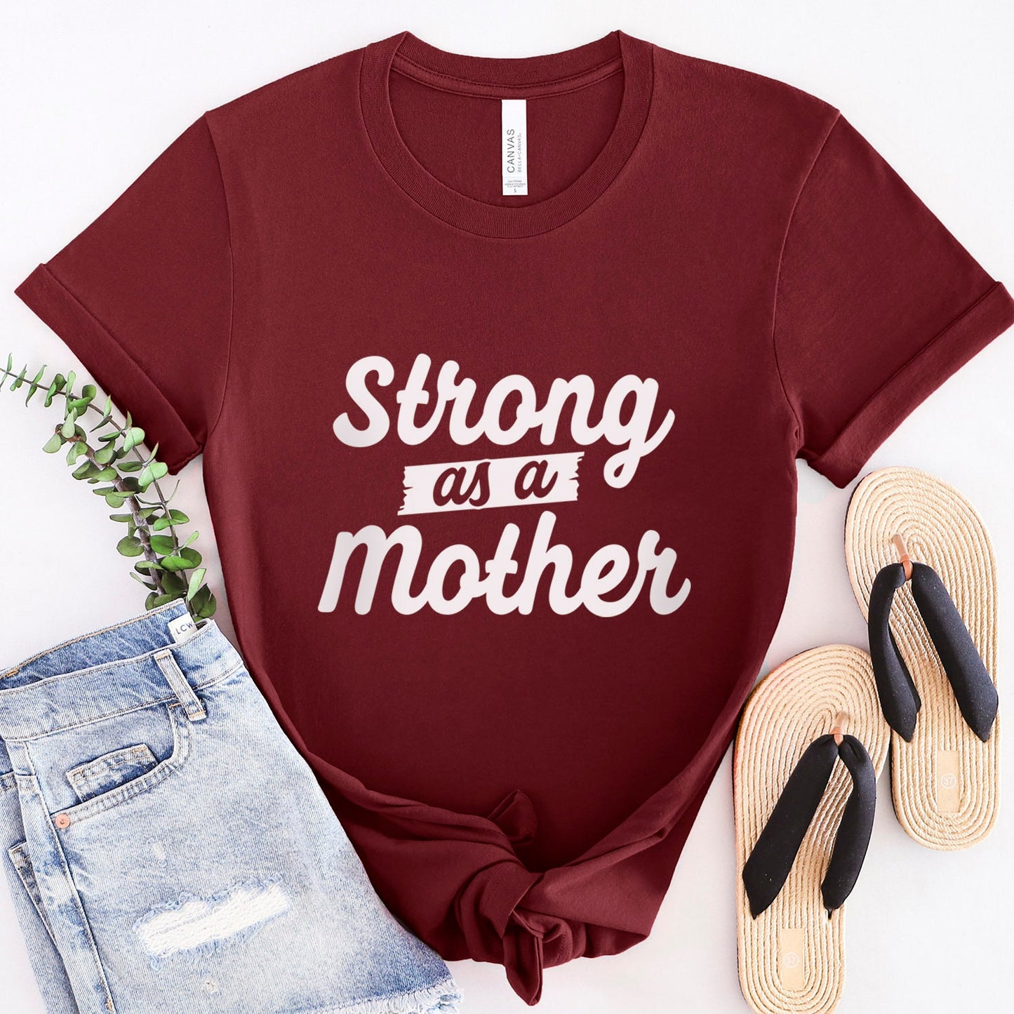 Stark als Mutter T-Shirt, Mom Life T-Shirt, Geschenk Shirt für Mama, Muttertagsgeschenk Shirt, Shirt für Mütter, Lustiges Eltern Shirt