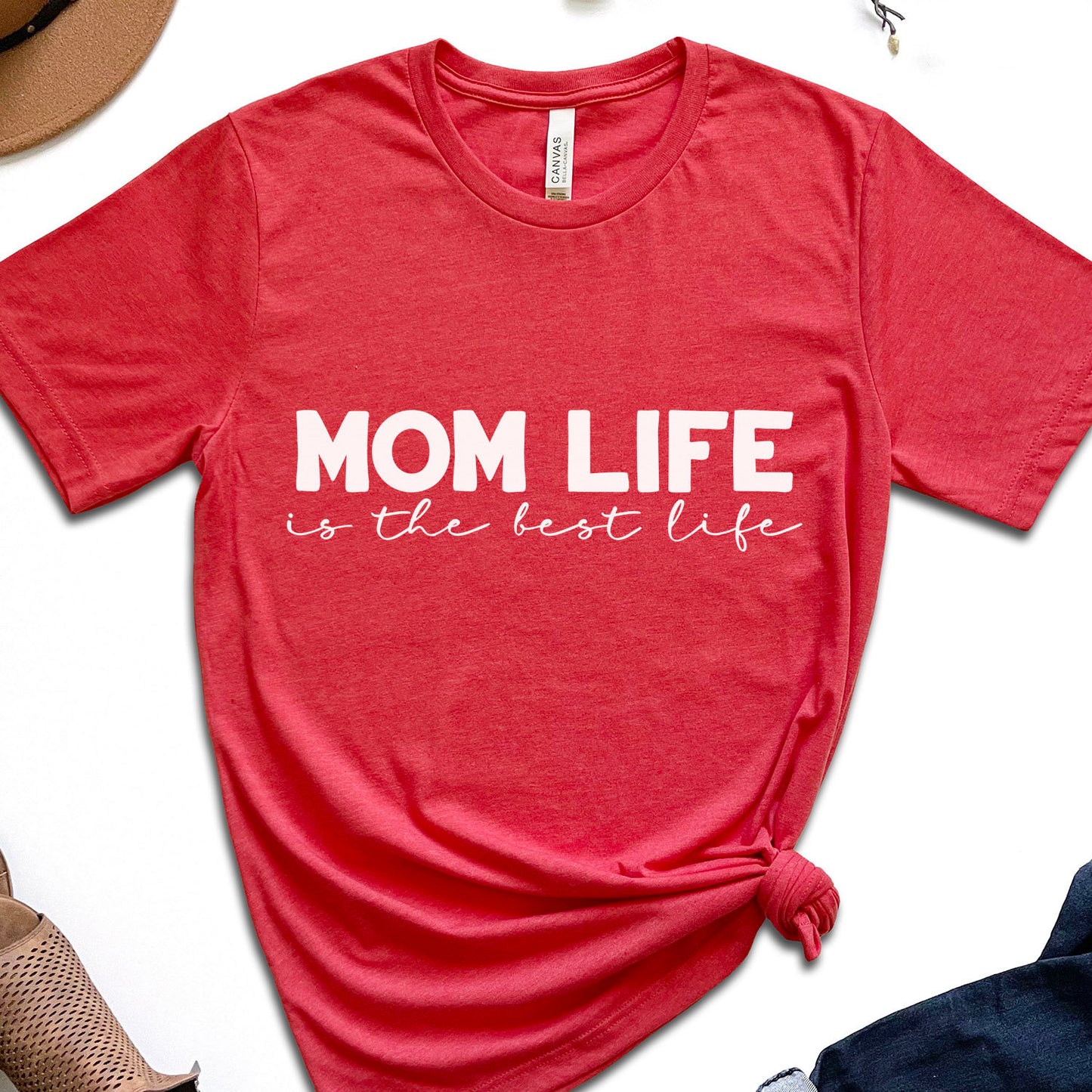 T-shirt « La vie de maman est la meilleure vie », T-shirt « La vie de maman », T-shirt cadeau pour maman, T-shirt cadeau pour la fête des mères, T-shirt pour les mères, T-shirt parental drôle