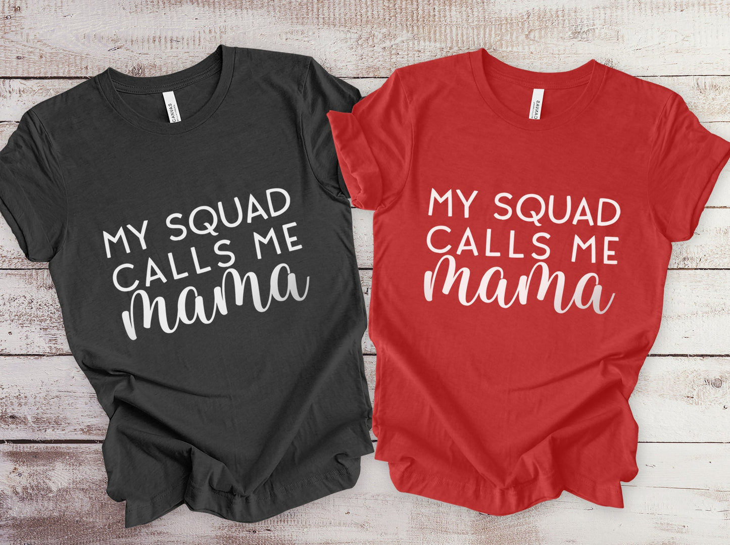 T-shirt My Squad Calls Me Mama, T-shirt Mom Life, T-shirt cadeau pour la fête des mères, T-shirt cadeau pour maman, T-shirt pour les mères, T-shirt parental drôle