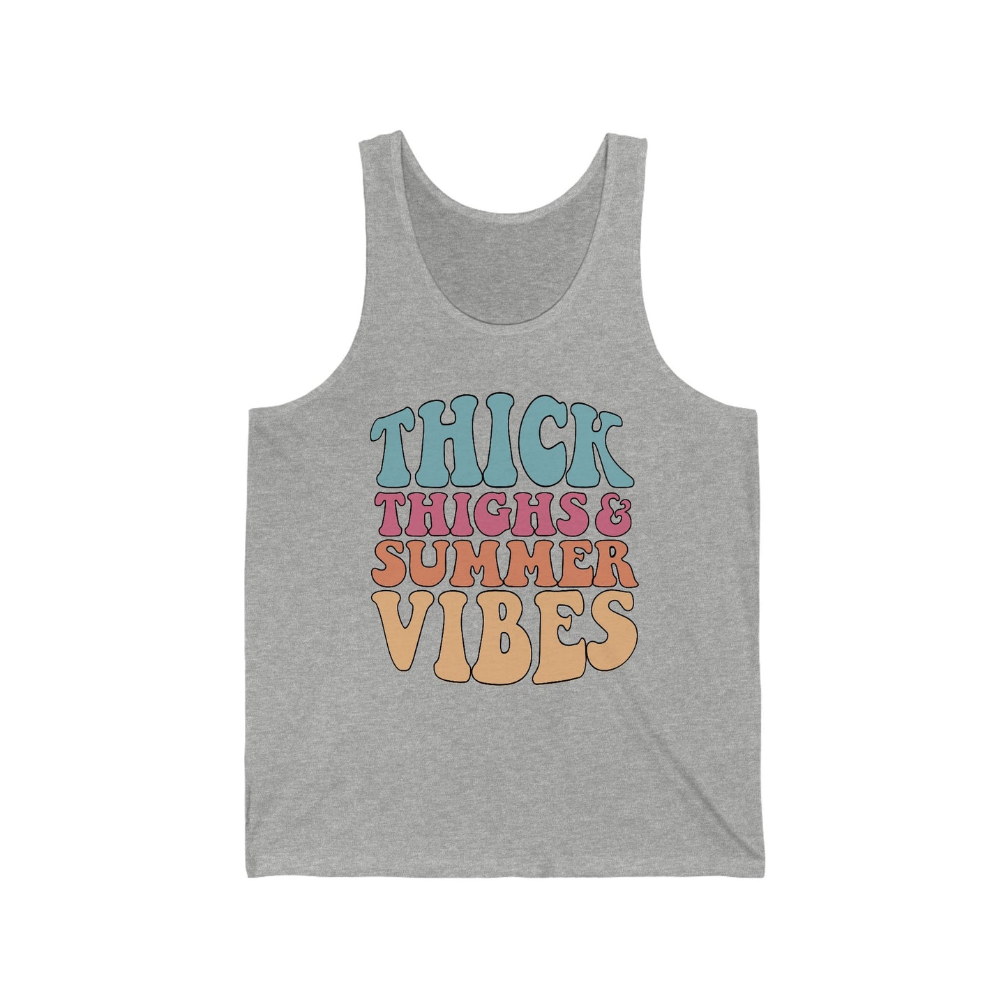 Summer Vibes Tank, Retro Shirt, Beach Tank for Men, Summer Tank for Women, Beach Shirts, Vacation Shirt, Holiday Tank for Men and Women