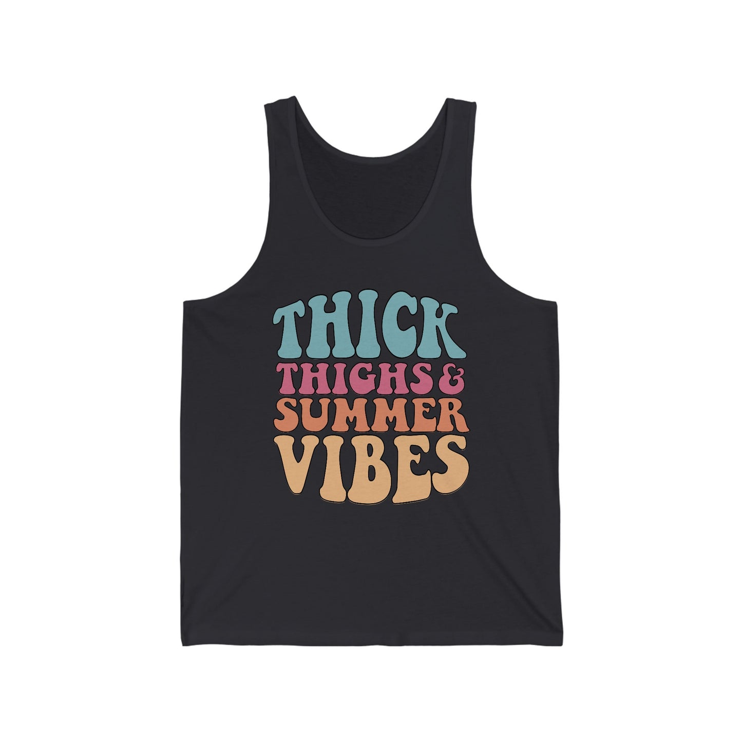 Summer Vibes Tank, Retro Shirt, Beach Tank for Men, Summer Tank for Women, Beach Shirts, Vacation Shirt, Holiday Tank for Men and Women