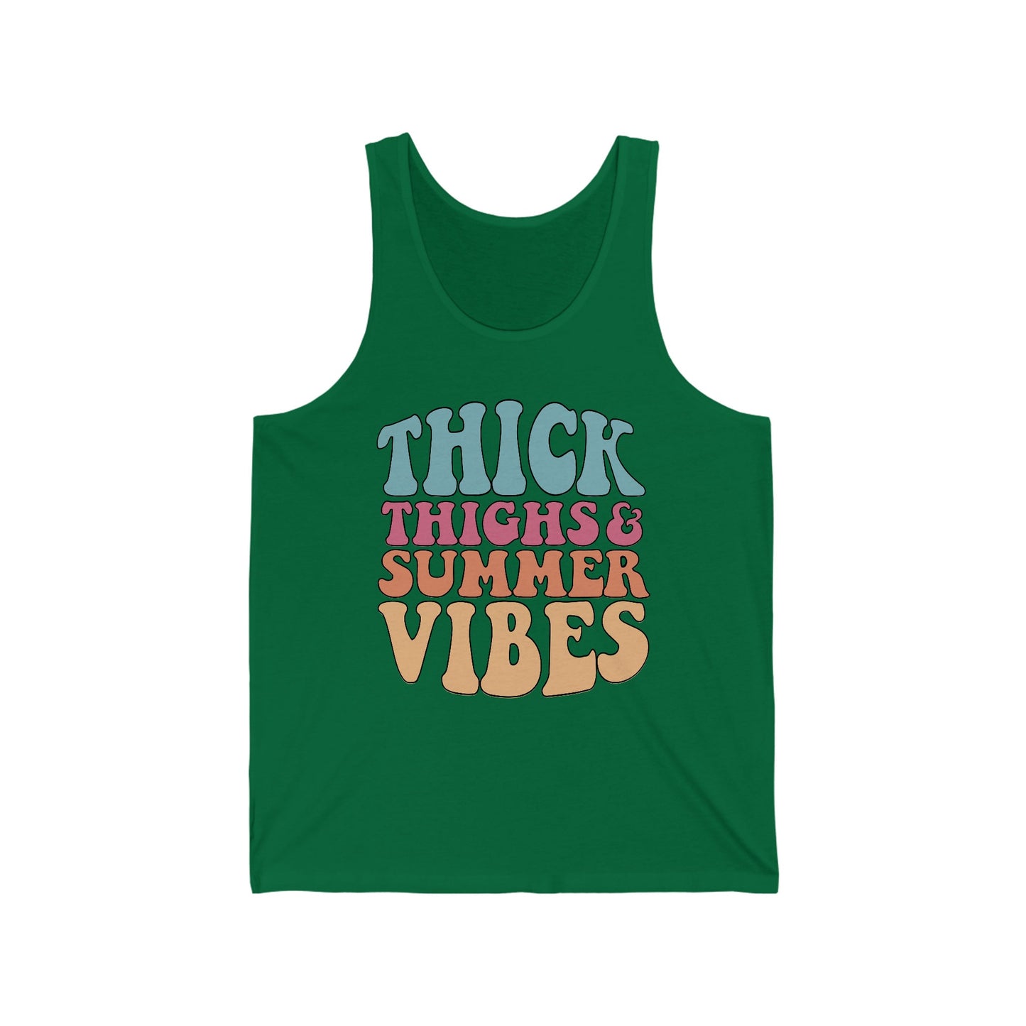 Summer Vibes Tank, Retro Shirt, Beach Tank for Men, Summer Tank for Women, Beach Shirts, Vacation Shirt, Holiday Tank for Men and Women