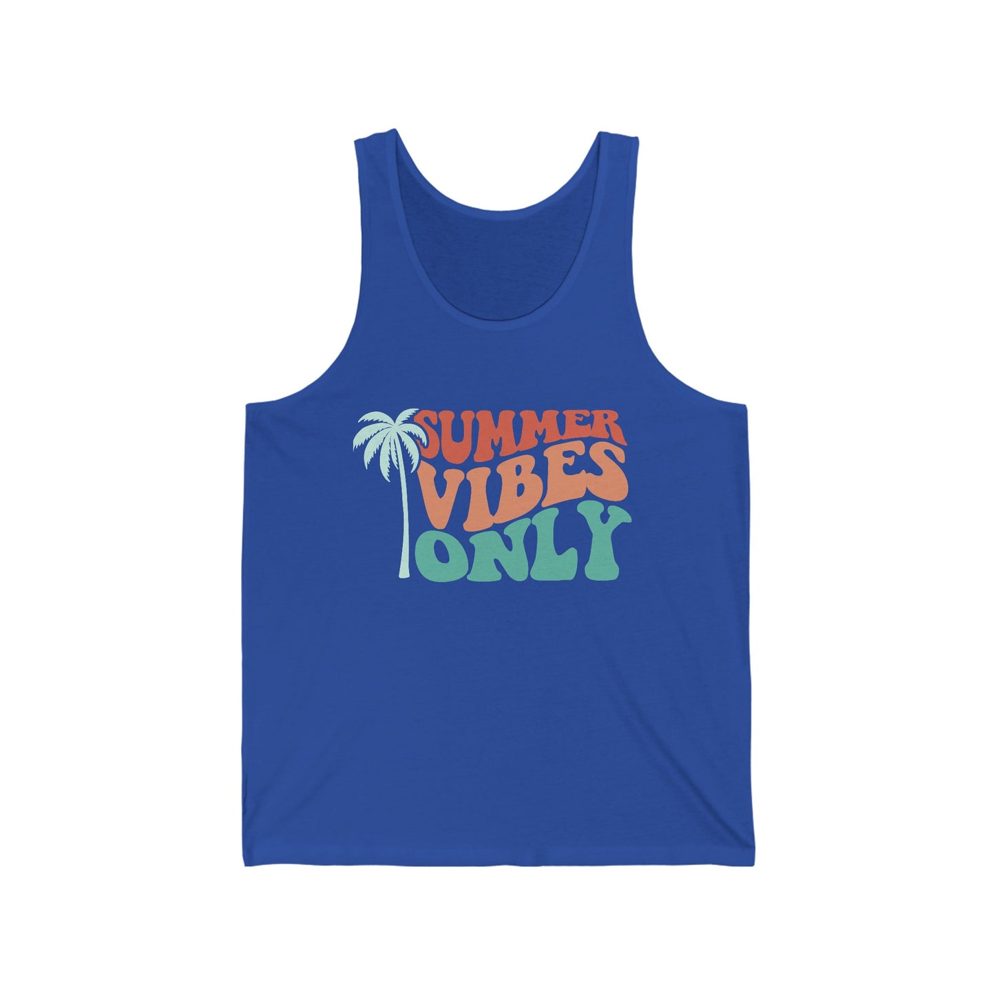 Summer Vibes Only Tank Top, Retro Shirts, Tank für den Sommer, Damen Tank Top, Herren Tank Top, Strand Shirts, Urlaubs Shirt